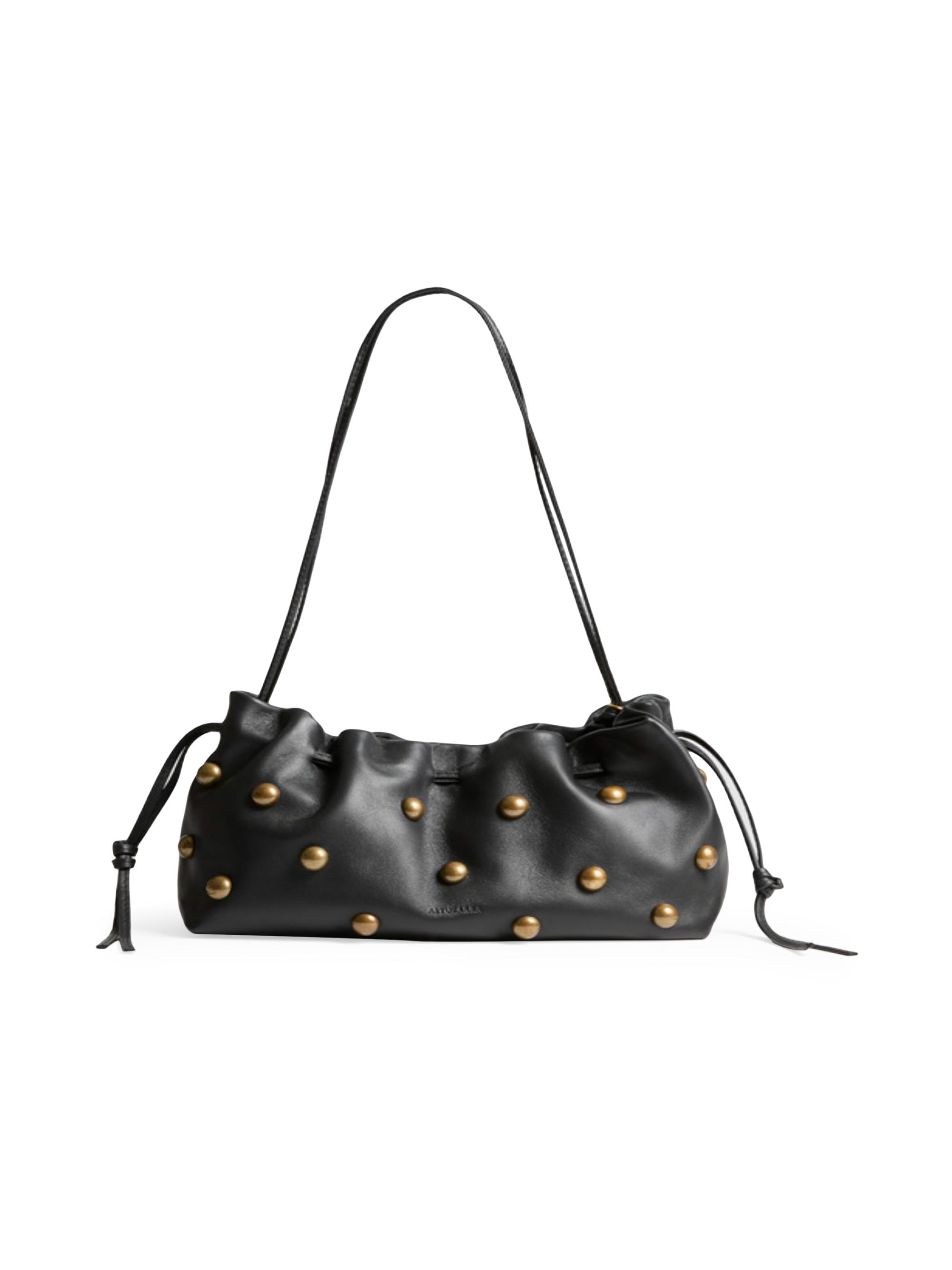 Altuzarra Women's Studded Drawstring Clutch - Black Gold