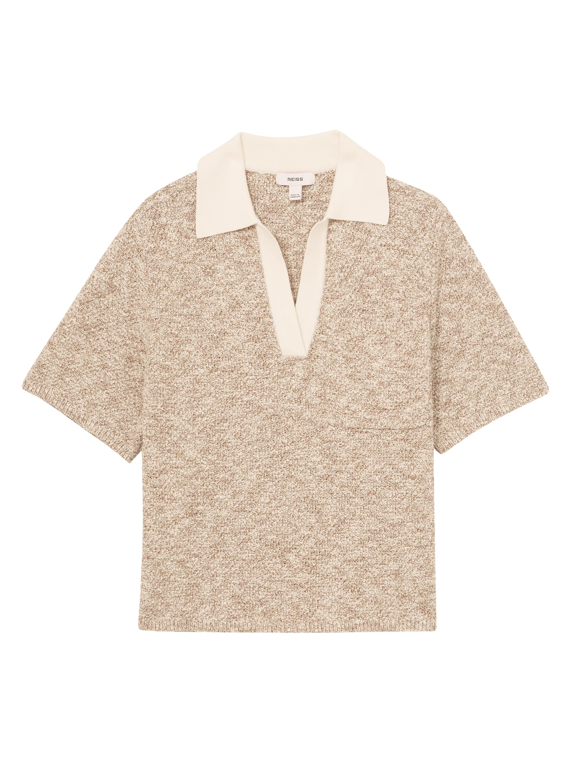 Reiss Women's Sam Textured Knit Polo