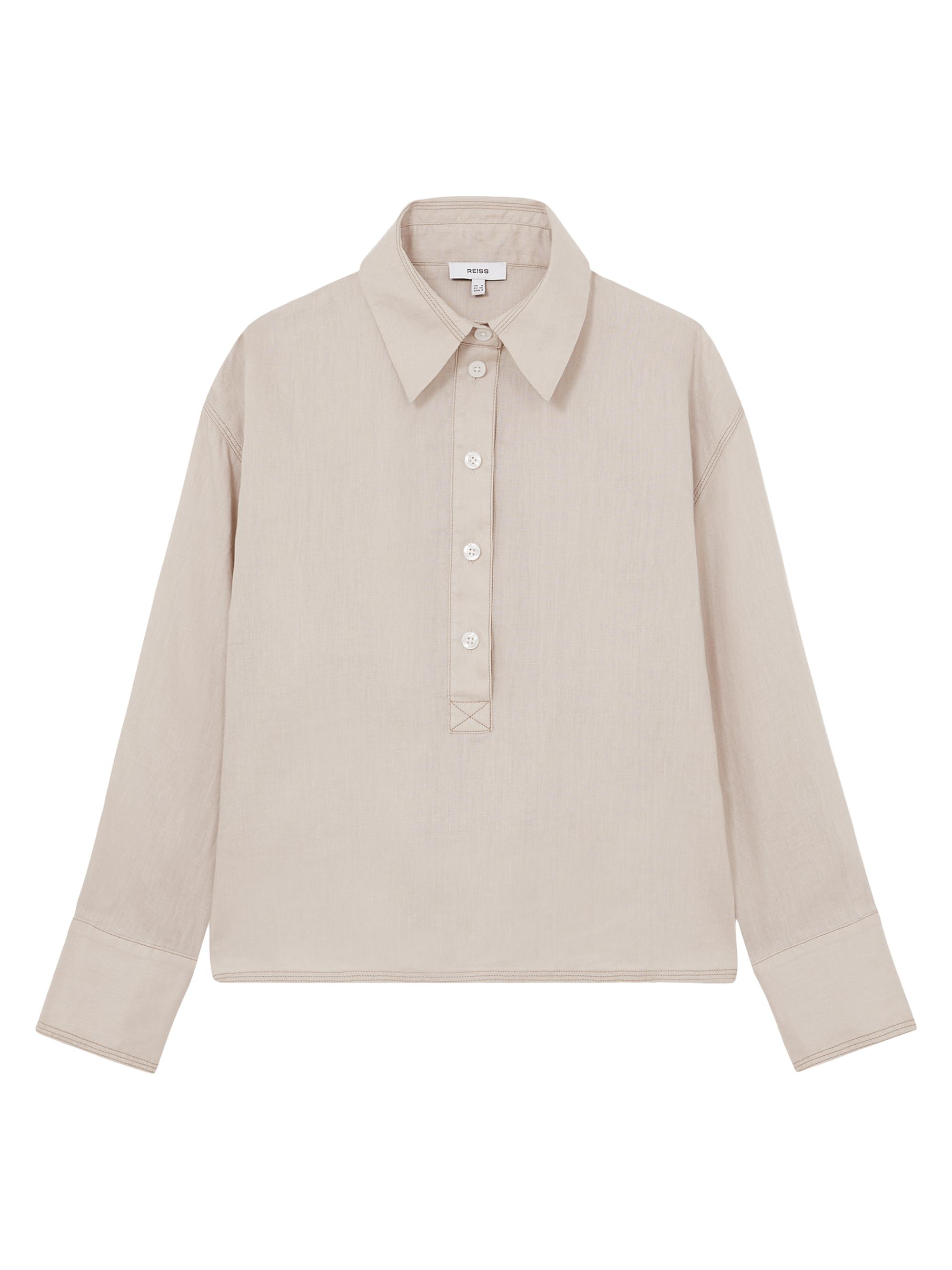 Reiss Women's Overhead Linen Shirt