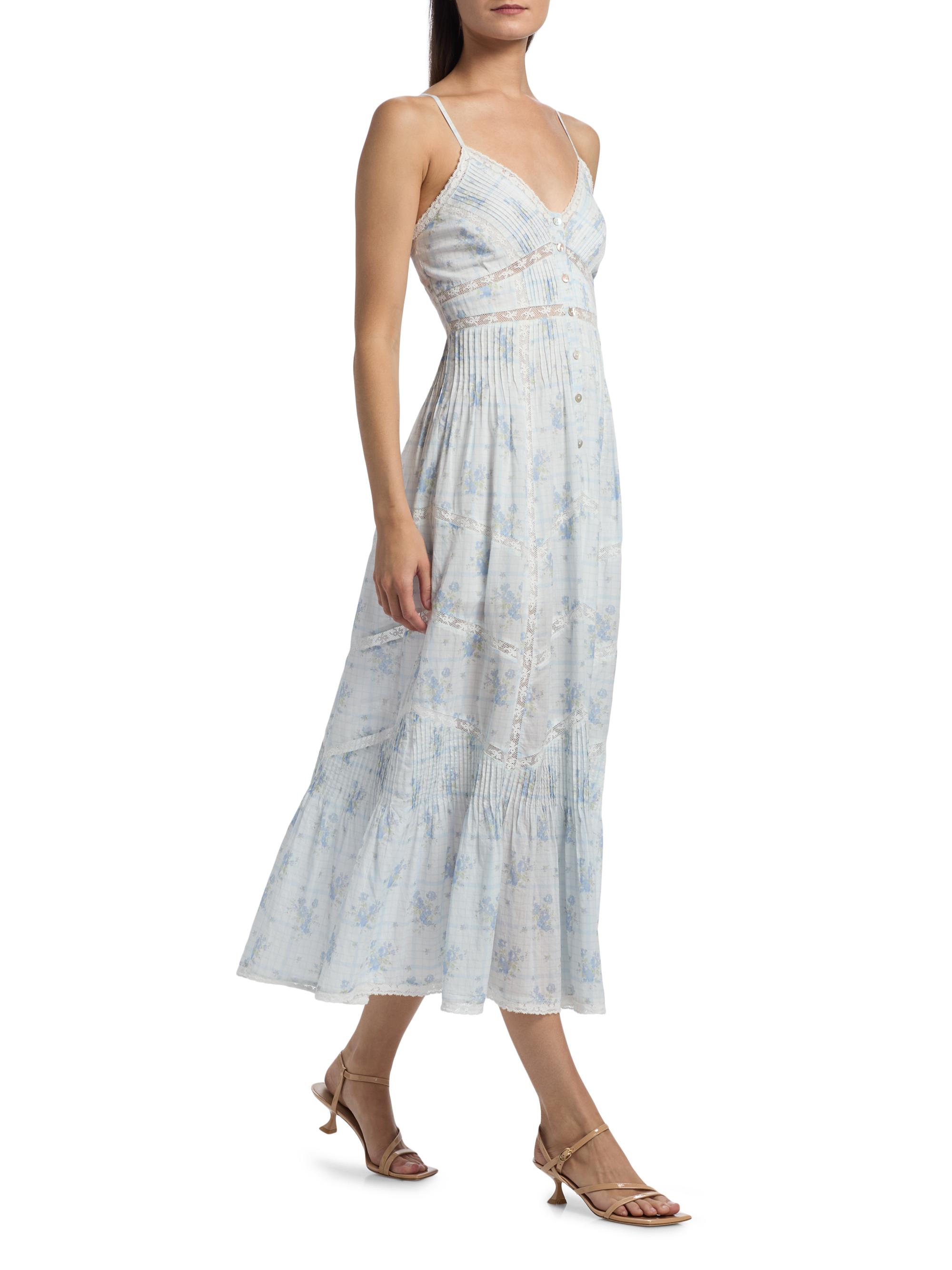 white christmas dresses LoveShackFancy | Esilda Cotton Midi Dress main image 0