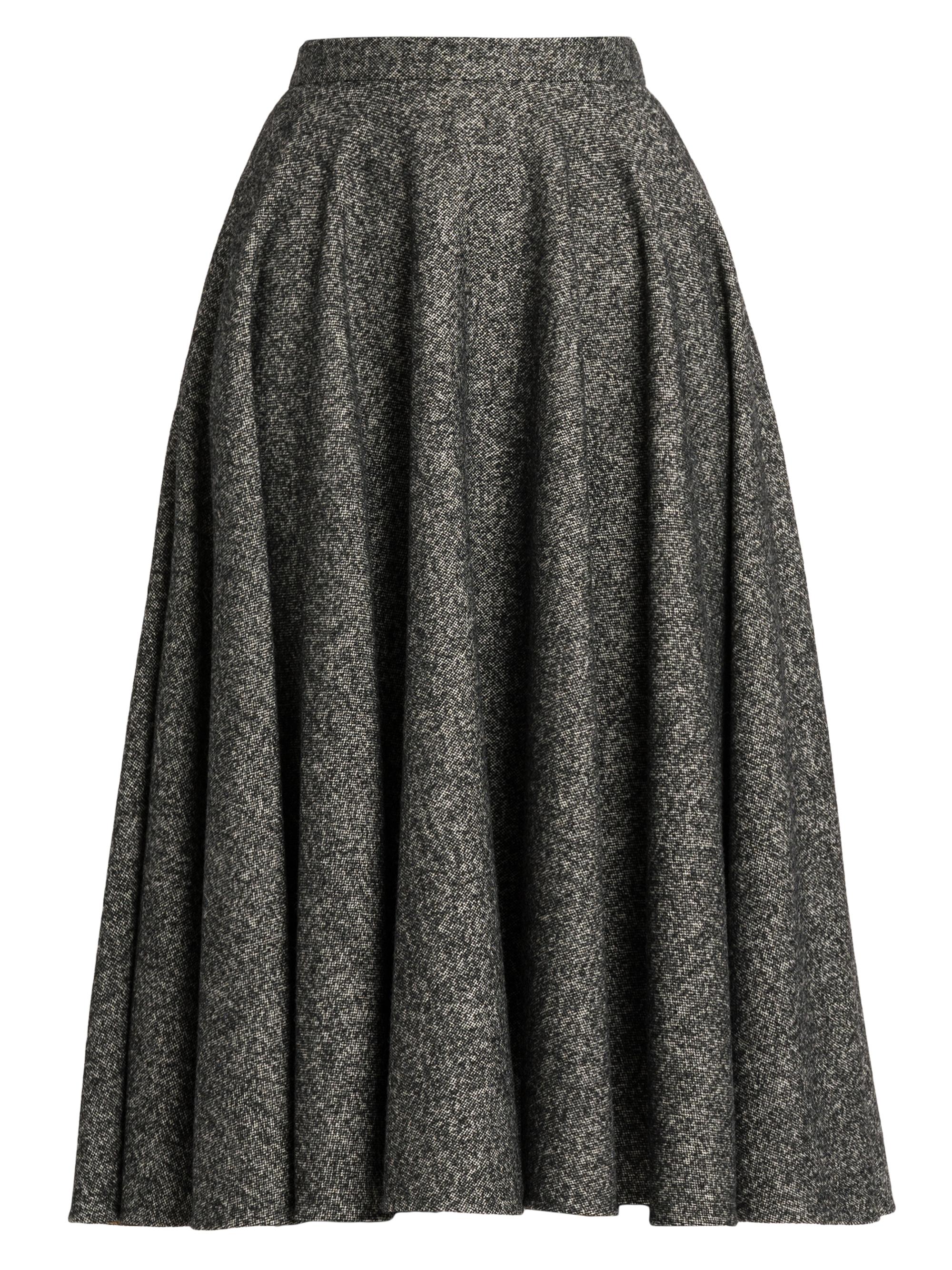 Dolce & Gabbana Women's Italian Tailoring Pleated Wool-Blend Midi-Skirt - Fantasia
