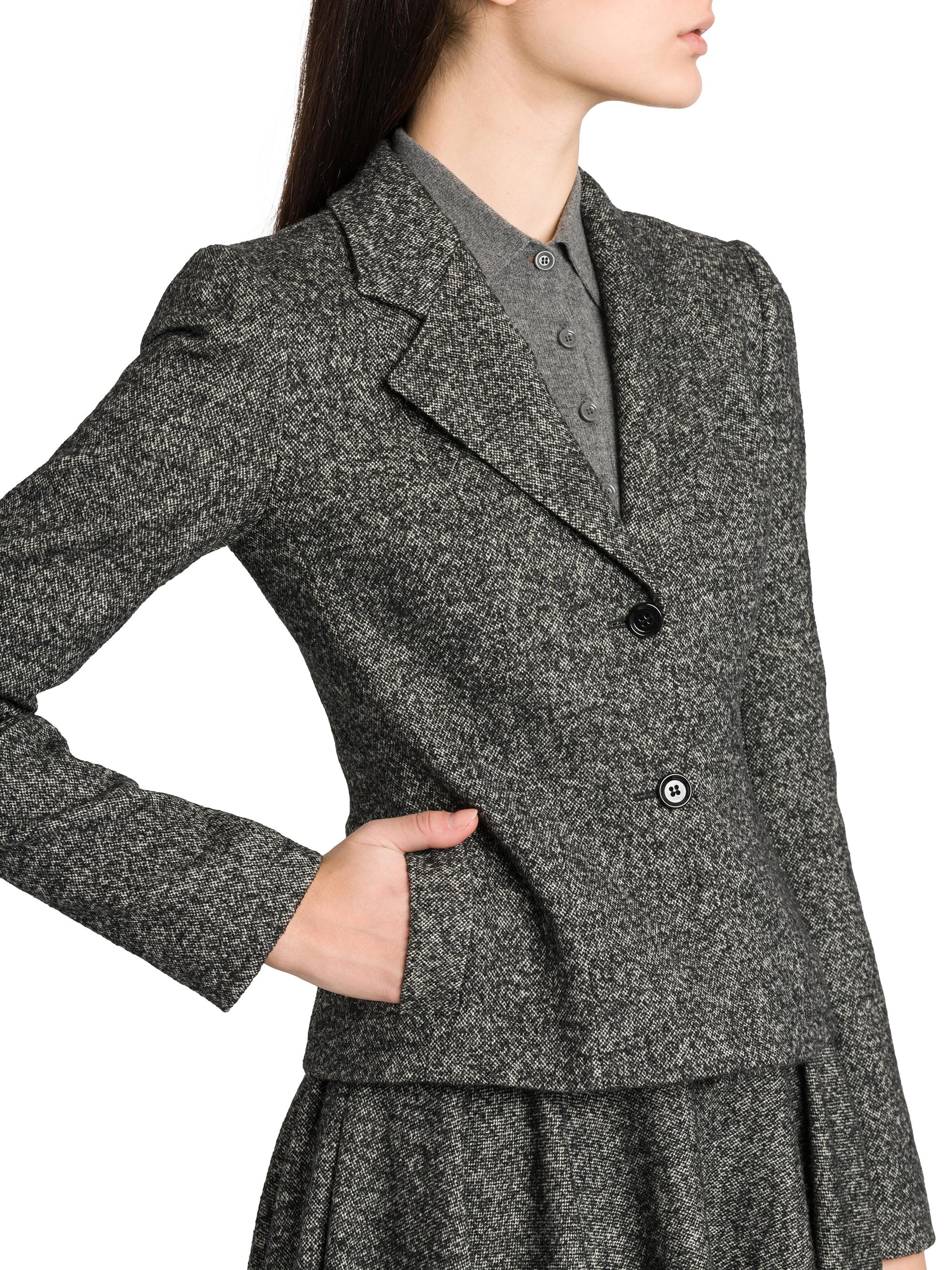 Dolce&Gabbana Italian Tailoring Leopard-LinedWool-Blend Blazer