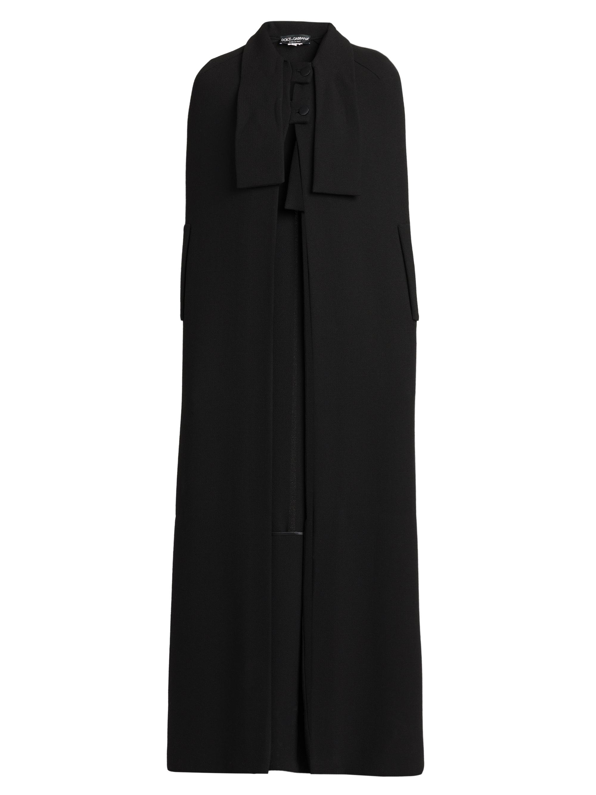 Dolce & Gabbana Women's Wool Long Coat - Nero