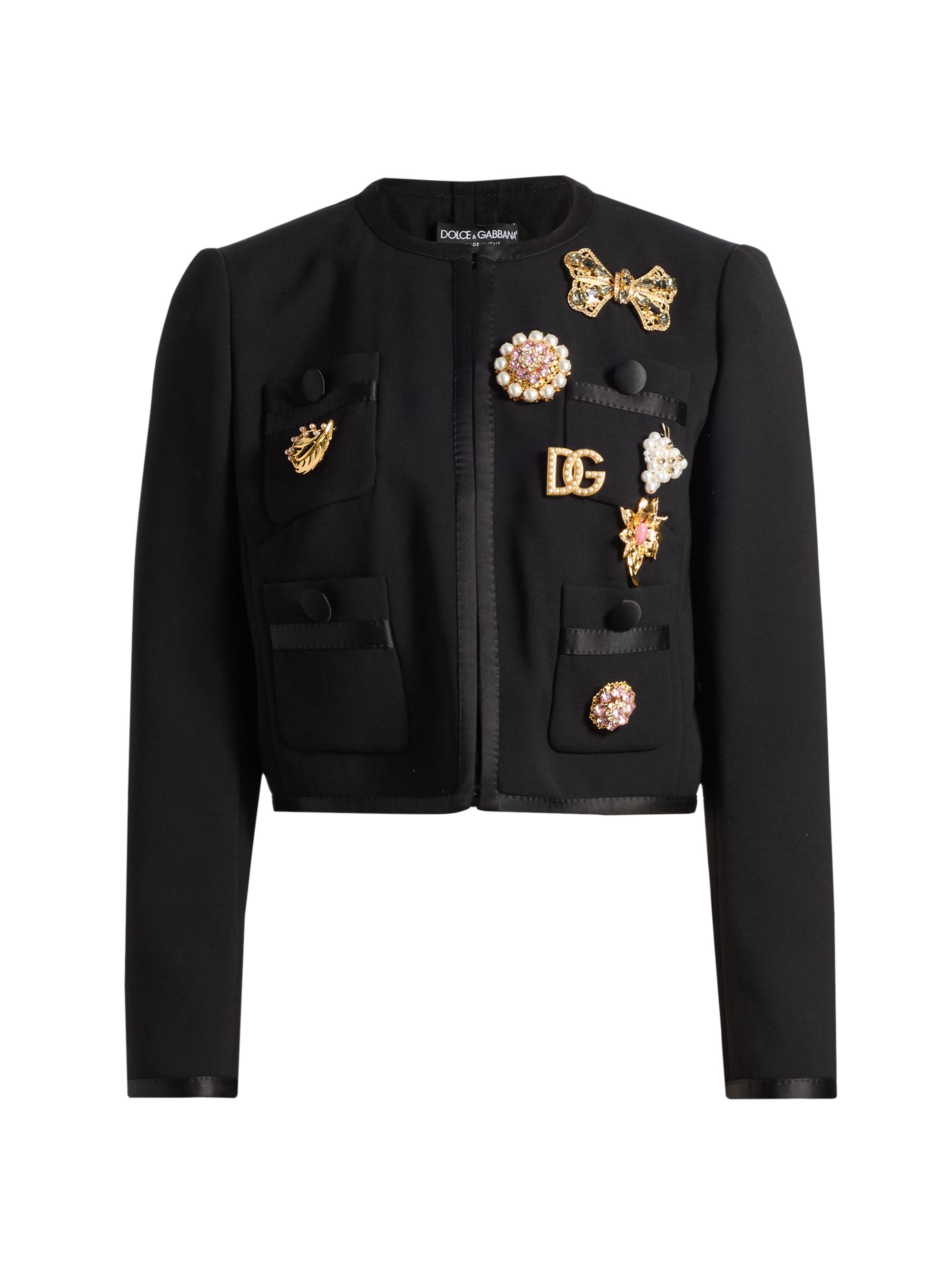 クィーン　Dolce & Gabbana ジャケット Dolce&Gabbana Silk & Wool Bouclé Tweed Jacket | Saks Fifth Avenue