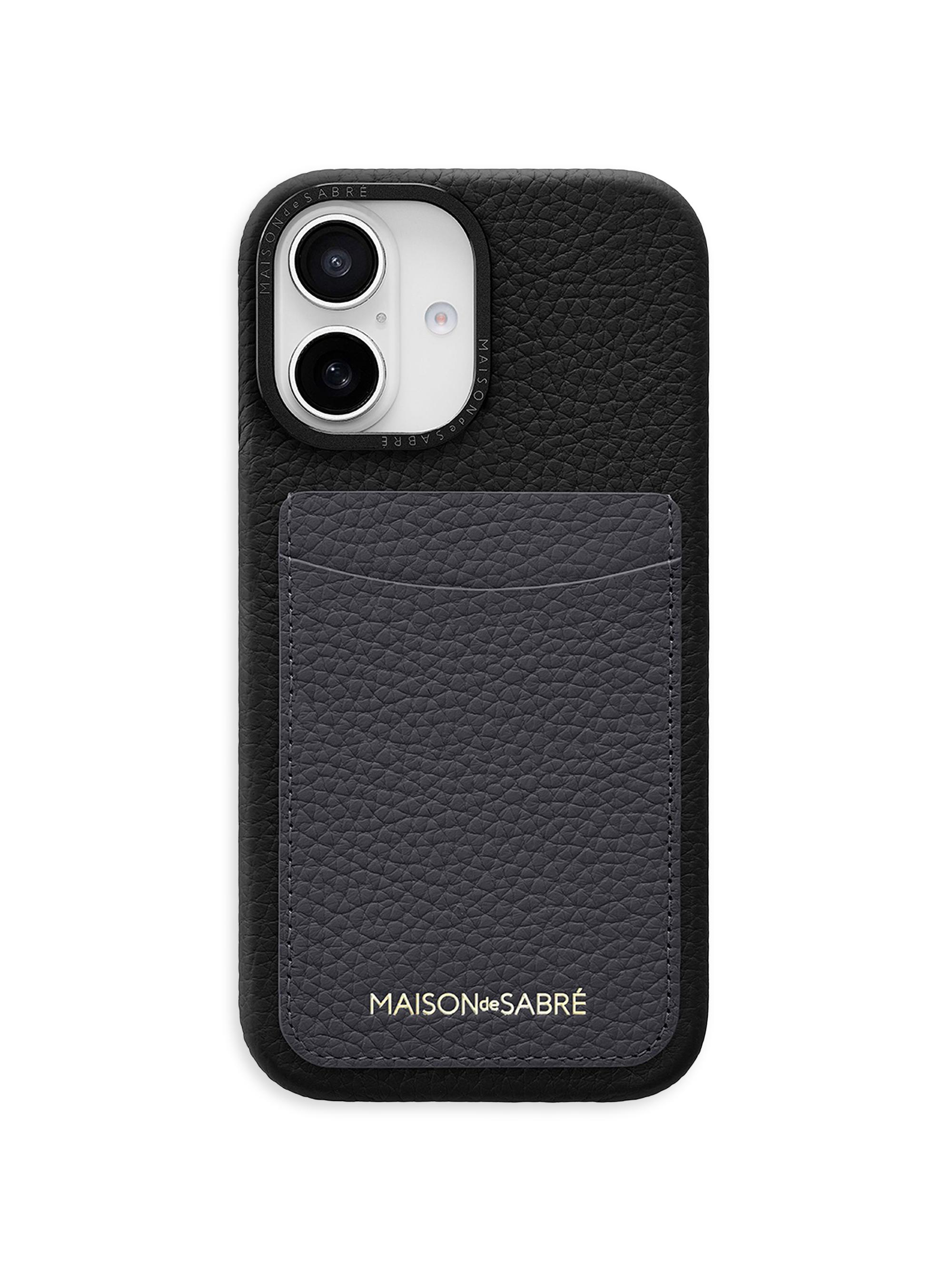 Maison de Sabre Leather Phone Case (iPhone 16 Pro) | Saks