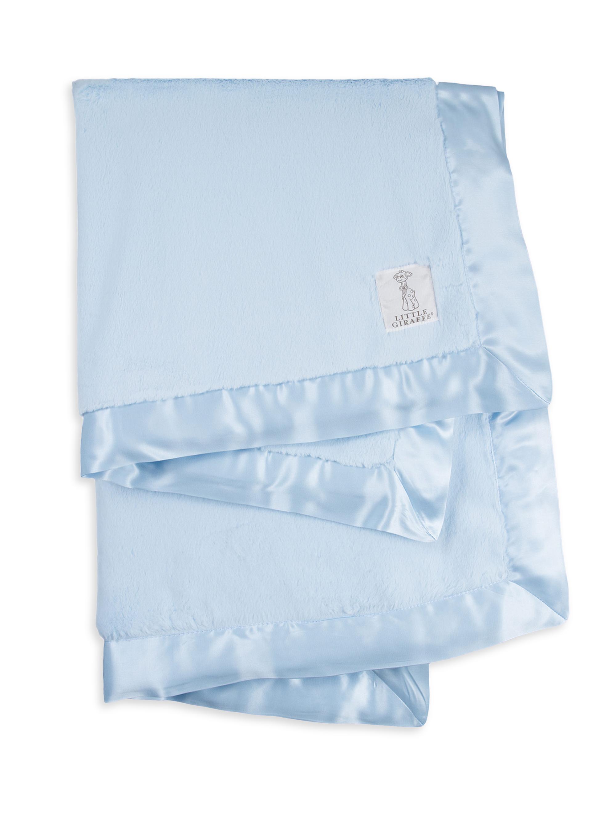 Little Giraffe Luxe Stroller Baby Blanket - Cream