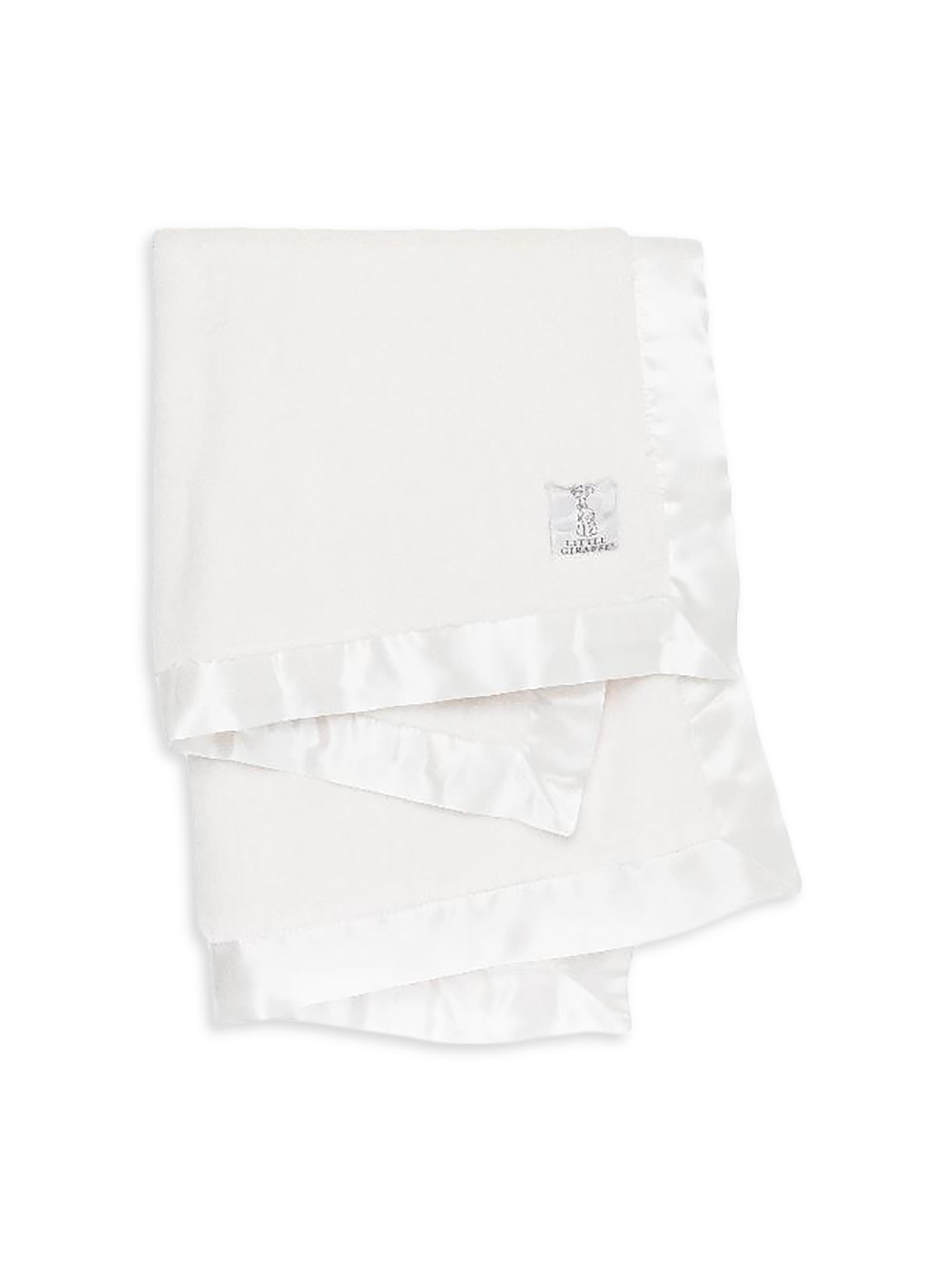 Little Giraffe Luxe Stroller Baby Blanket - Cream