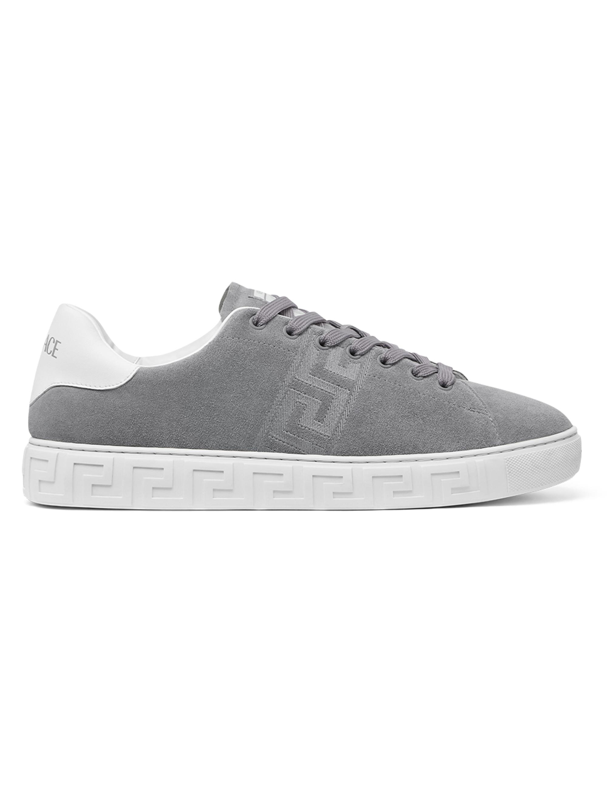 Versace Suede Low-Top Sneakers Saks Fifth Avenue