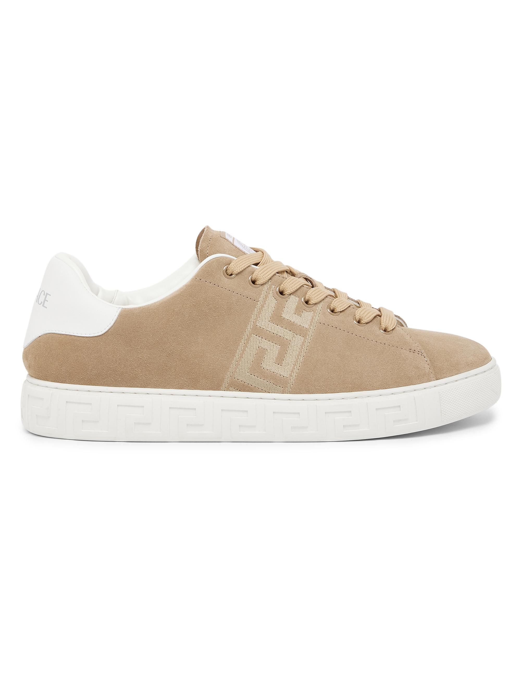 Versace Suede Low-Top Sneakers | Saks Fifth Avenue