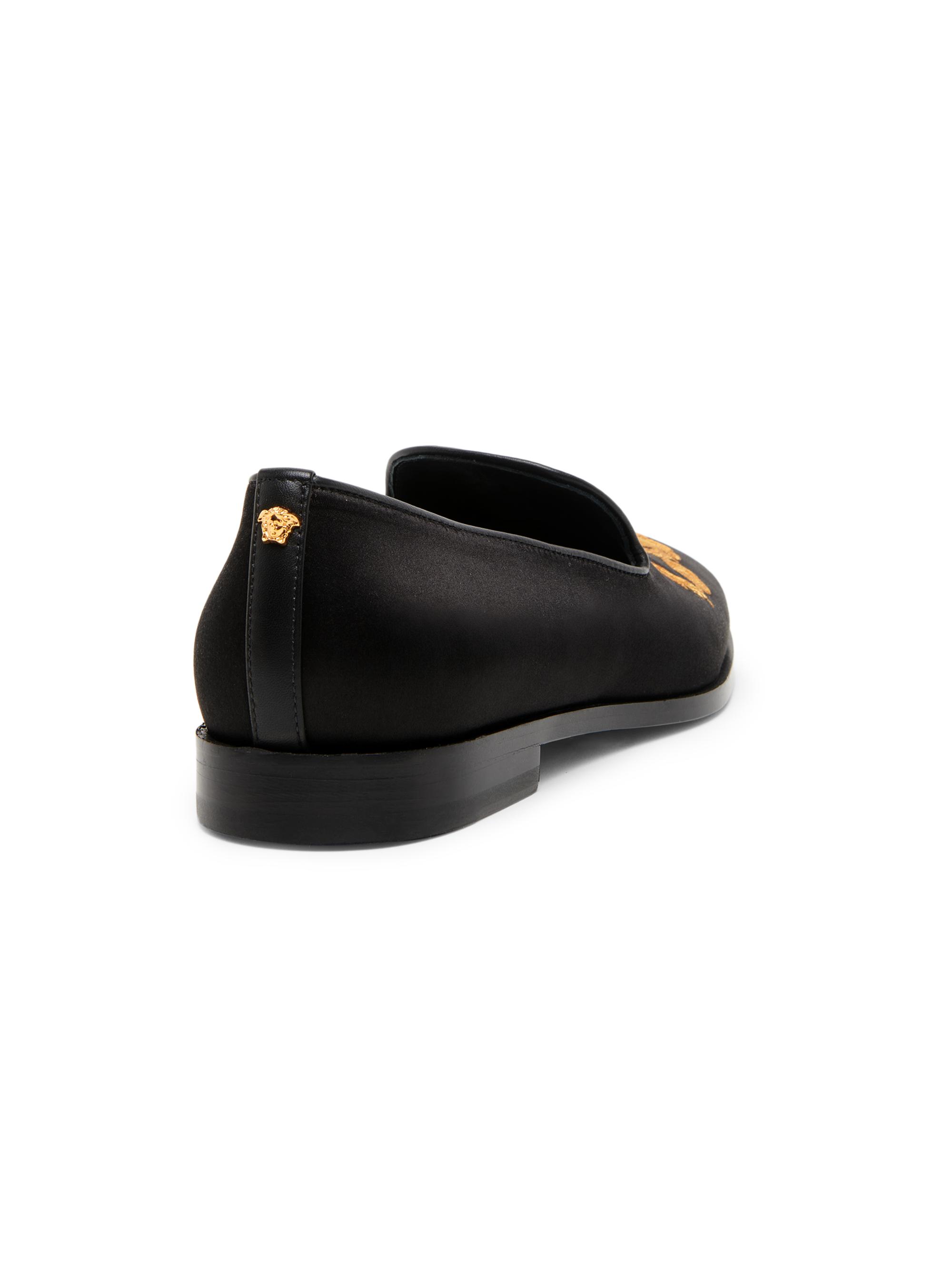 Versace Medusa Embroidered Loafers | Saks Fifth Avenue