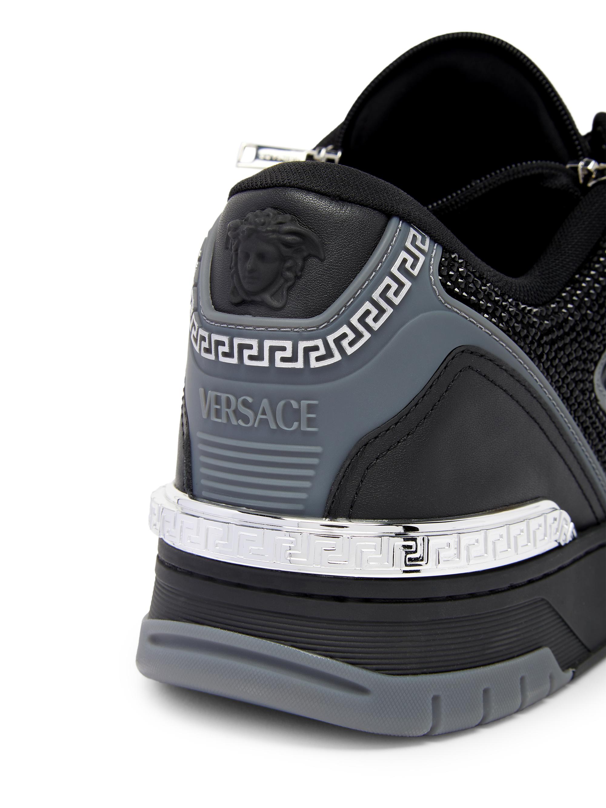 Versace Leather Low-Top Sneakers | Saks Fifth Avenue