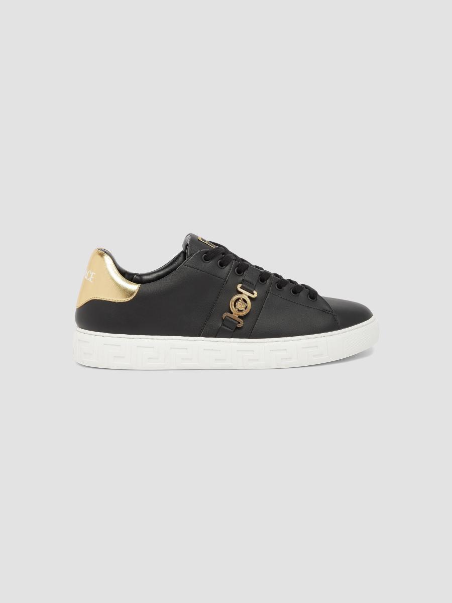 Versace Medusa Nylon Low-Top Sneakers | Saks Fifth Avenue