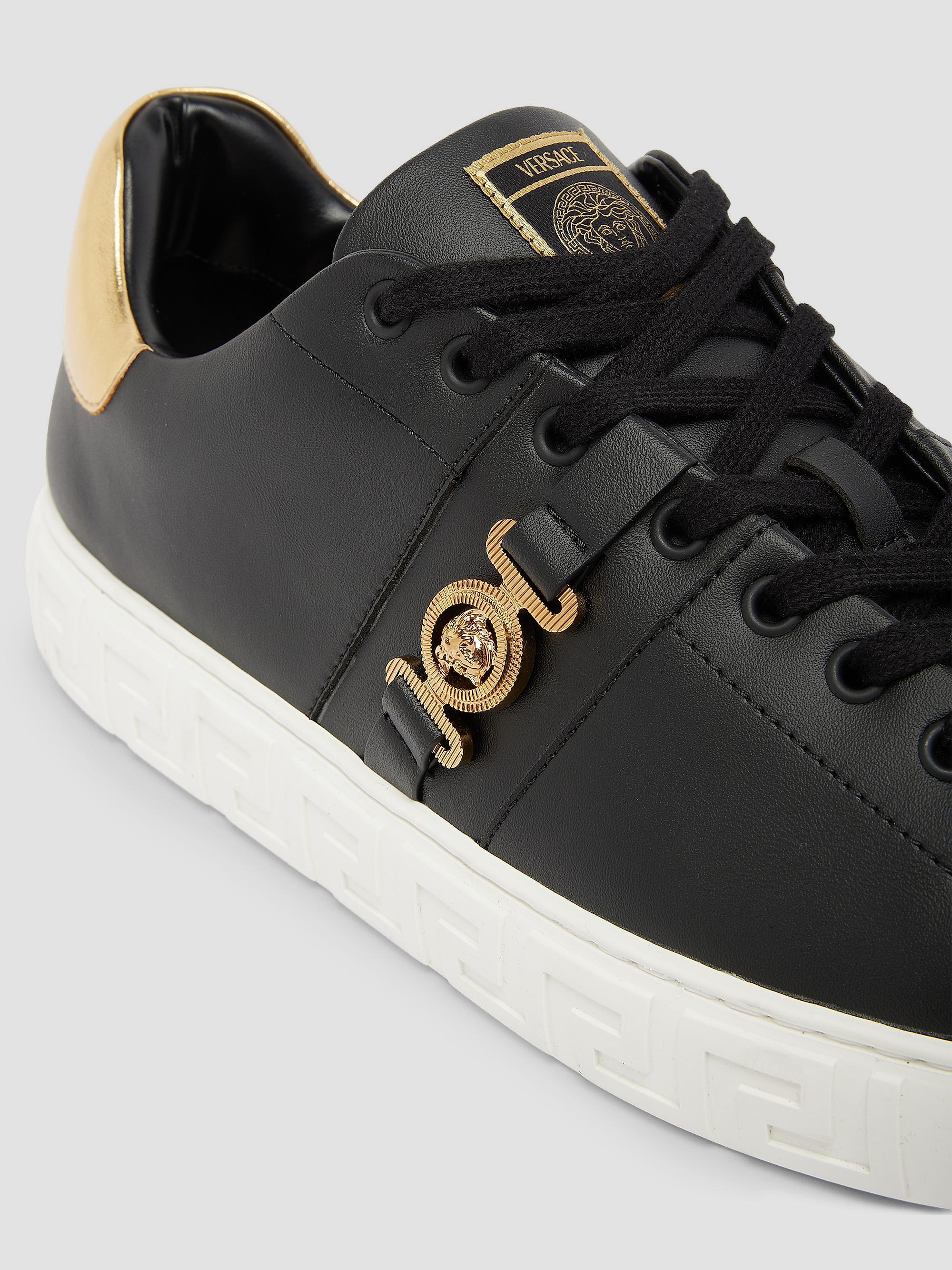 Versace Medusa Nylon Low-Top Sneakers | Saks Fifth Avenue