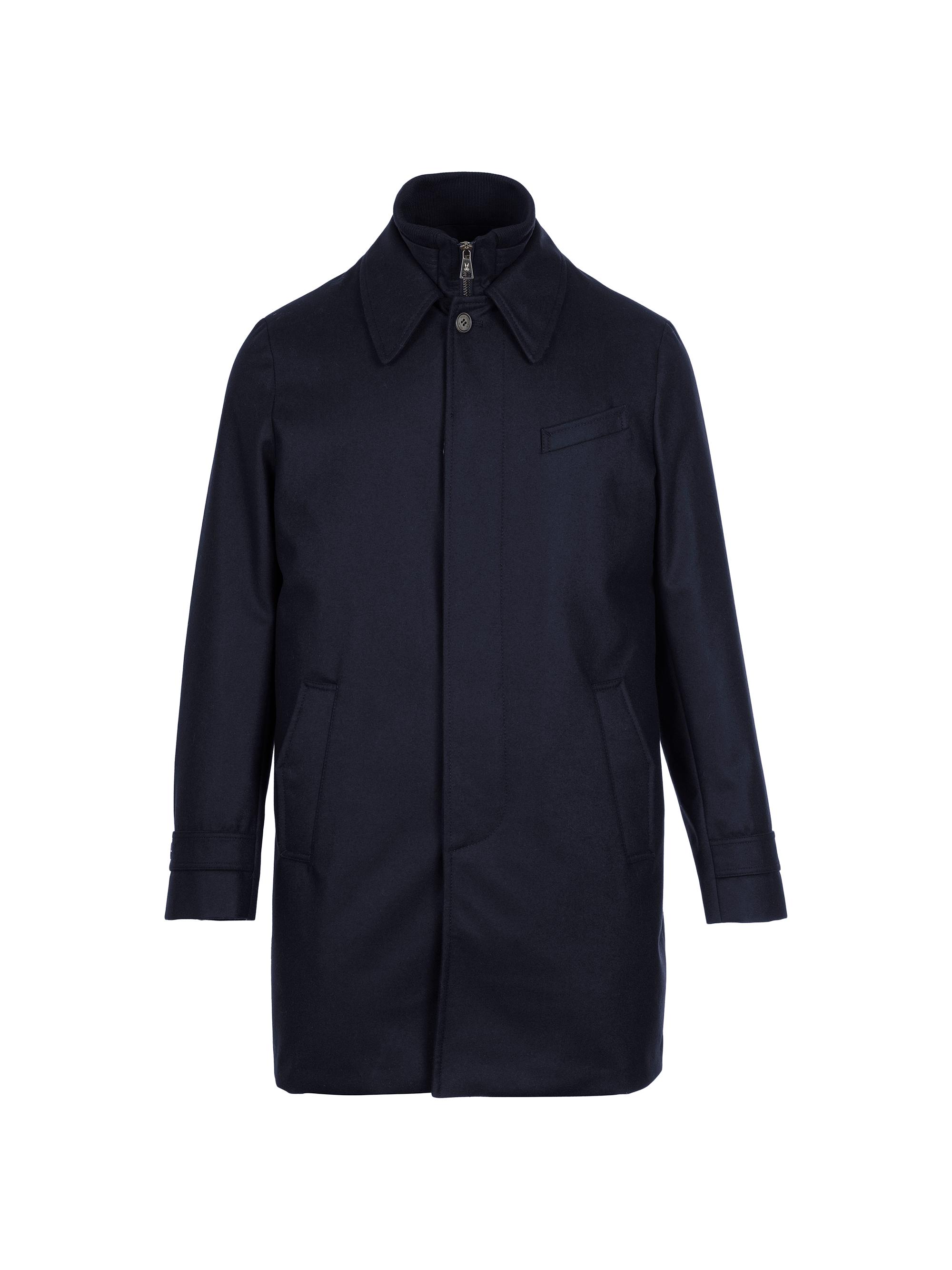 A*様 sacai Wool Melton Jacket D/NAVY size sacai: Women's Wool Melton Jacket (Navy/Green) | DSML E-SHOP