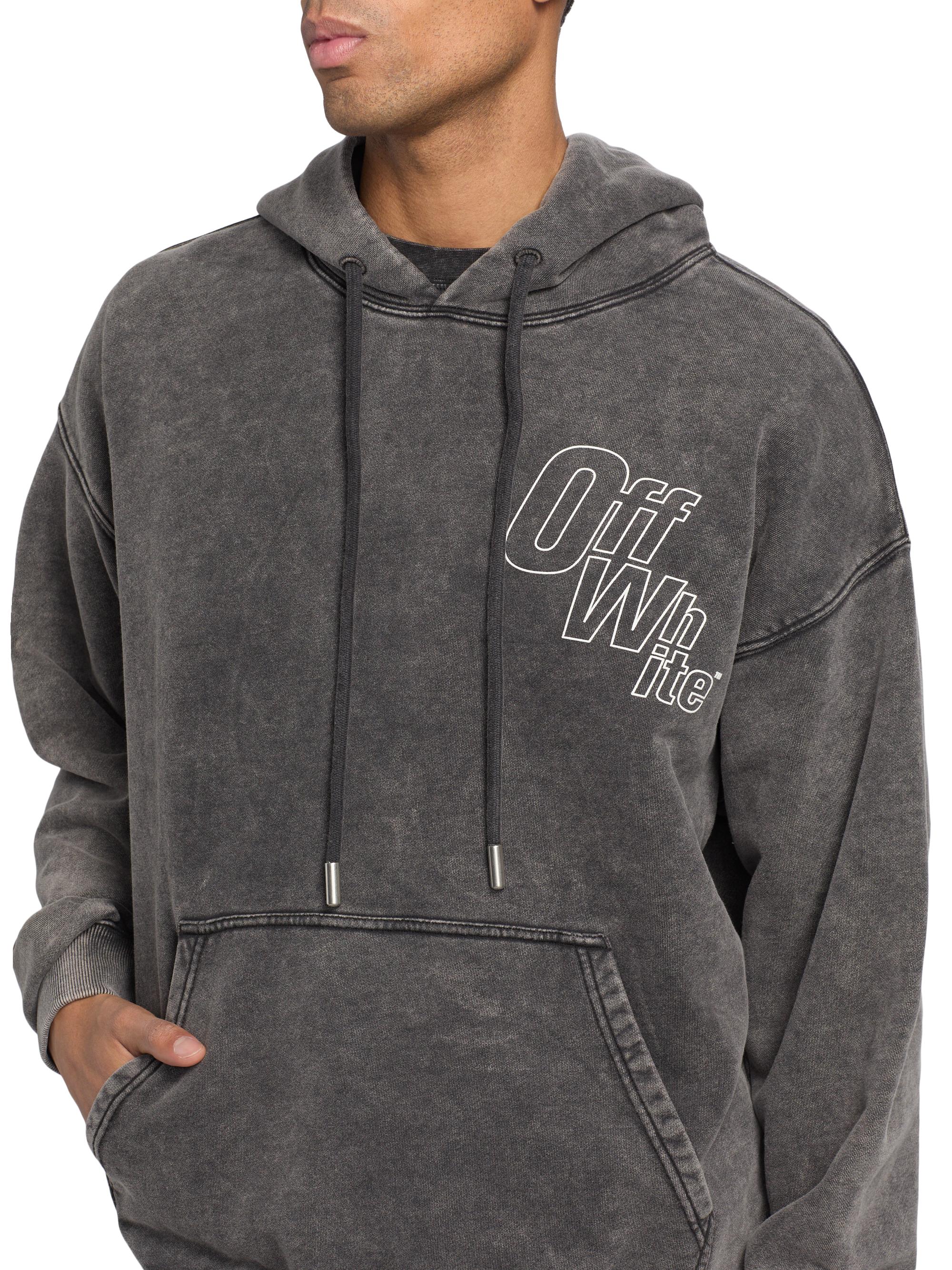 Off-White Outline Arrow Skate Cotton Hoodie | Saks Fifth Avenue