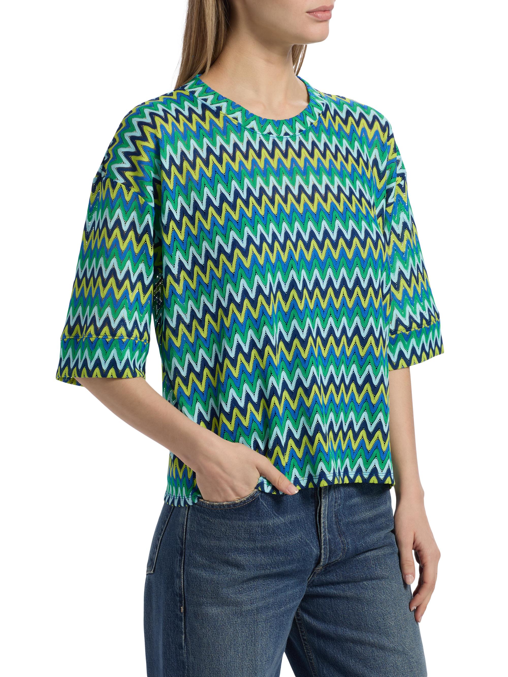 Johnny Was Arden Chevron Oversized Blouse | Saks Fifth Avenue