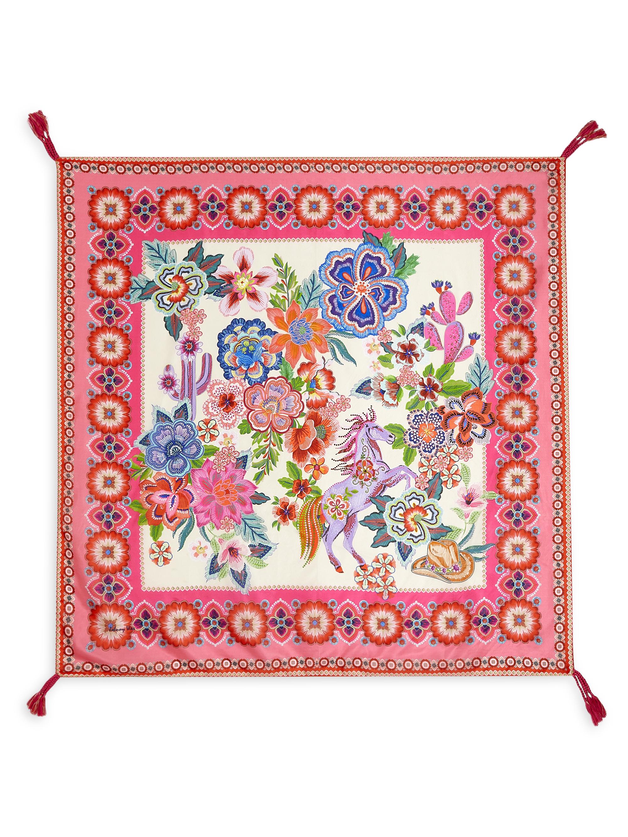 Johnny Was Women's Floral Silk Scarf - Kallie Scarf