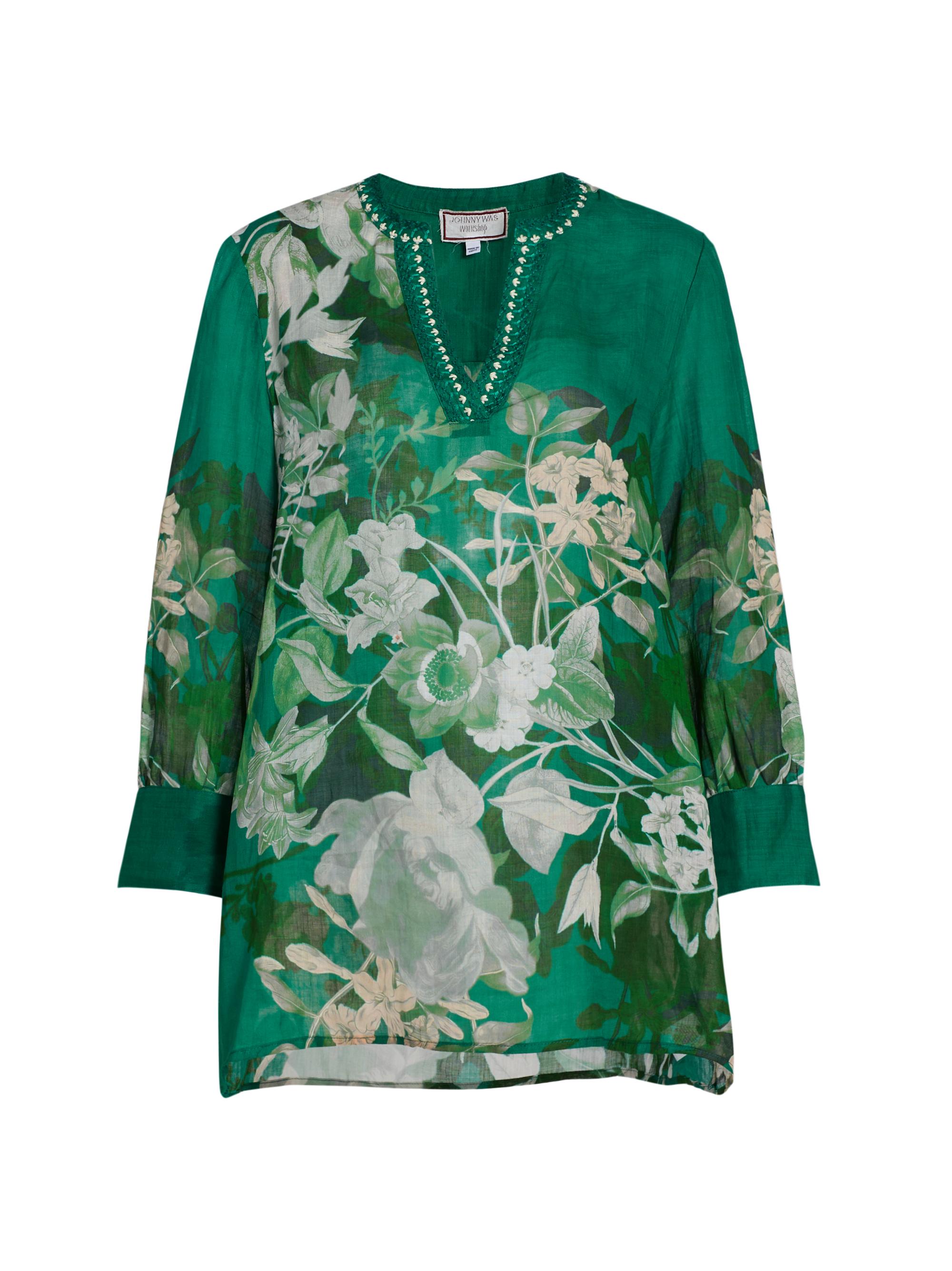 Johnny Was Women's Voyager Floral Top - Ezze