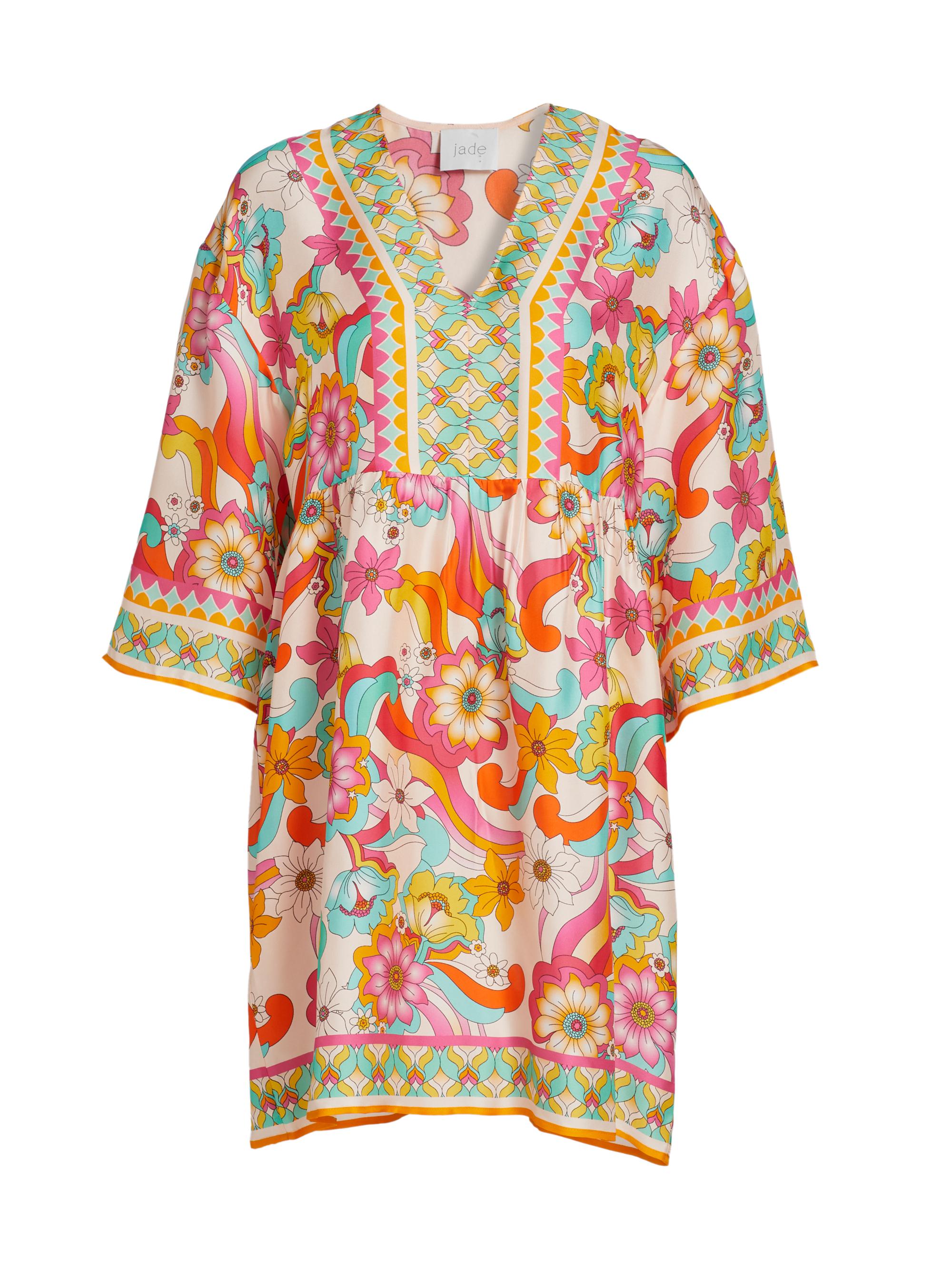 Johnny Was Women's Barbara Floral Minidress - Prismatic Dream