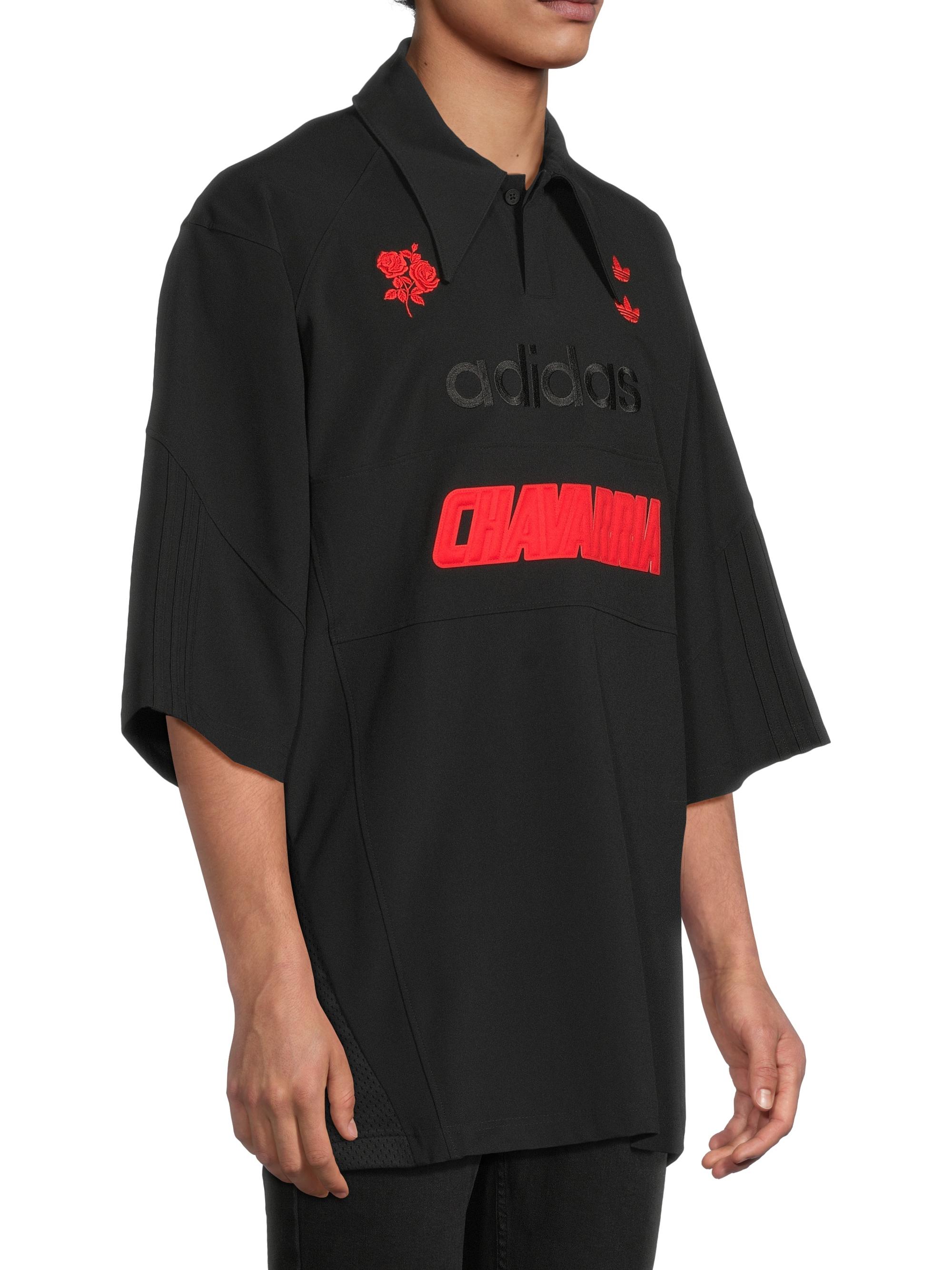 WILLY CHAVARRIA ポロシャツ adidasコラボ adidas adidas x Willy Chavarria Polo Shirt | Saks Fifth Avenue