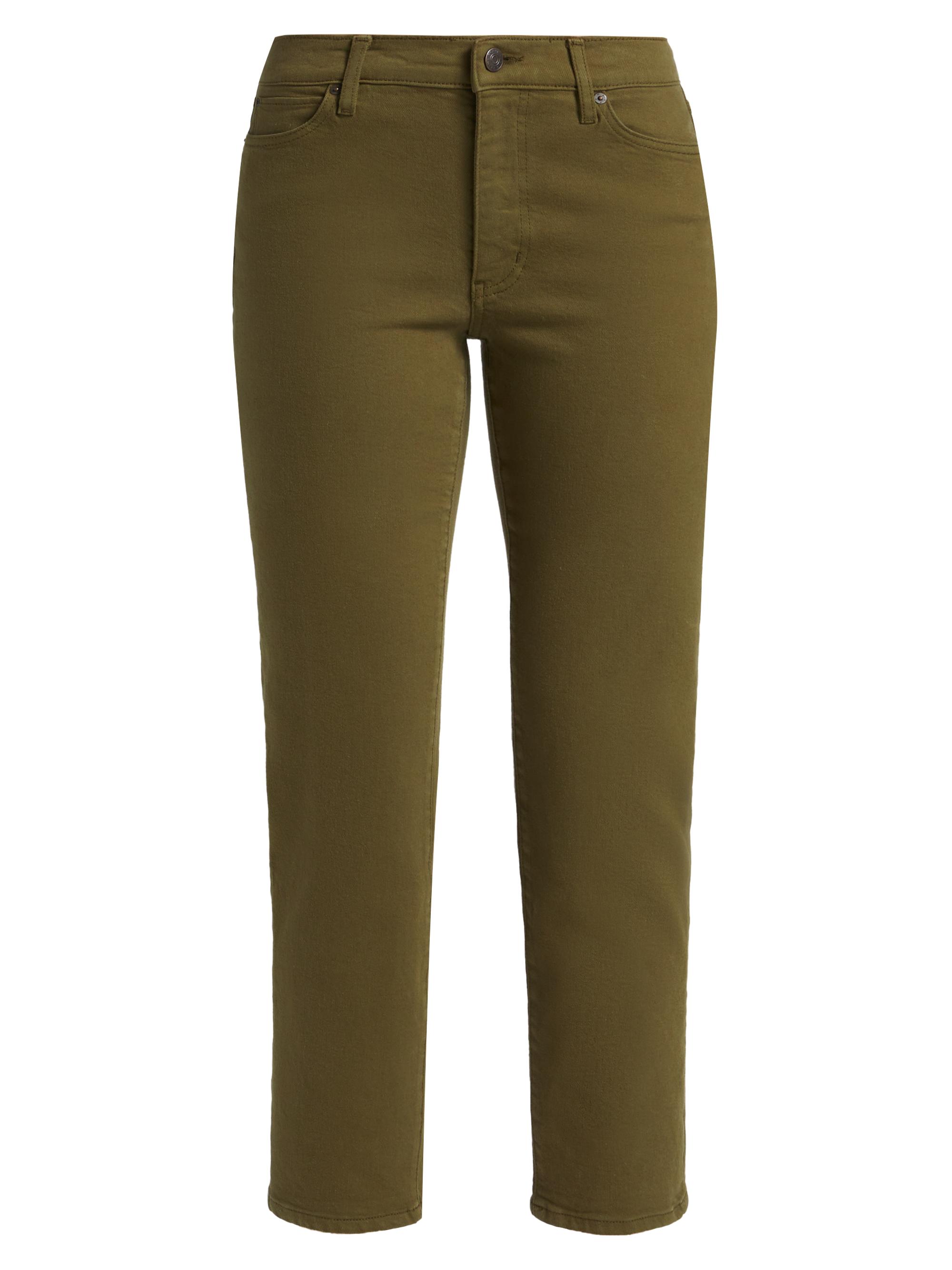 FRAME Women's The Borrowed Crop Jeans - Artichoke