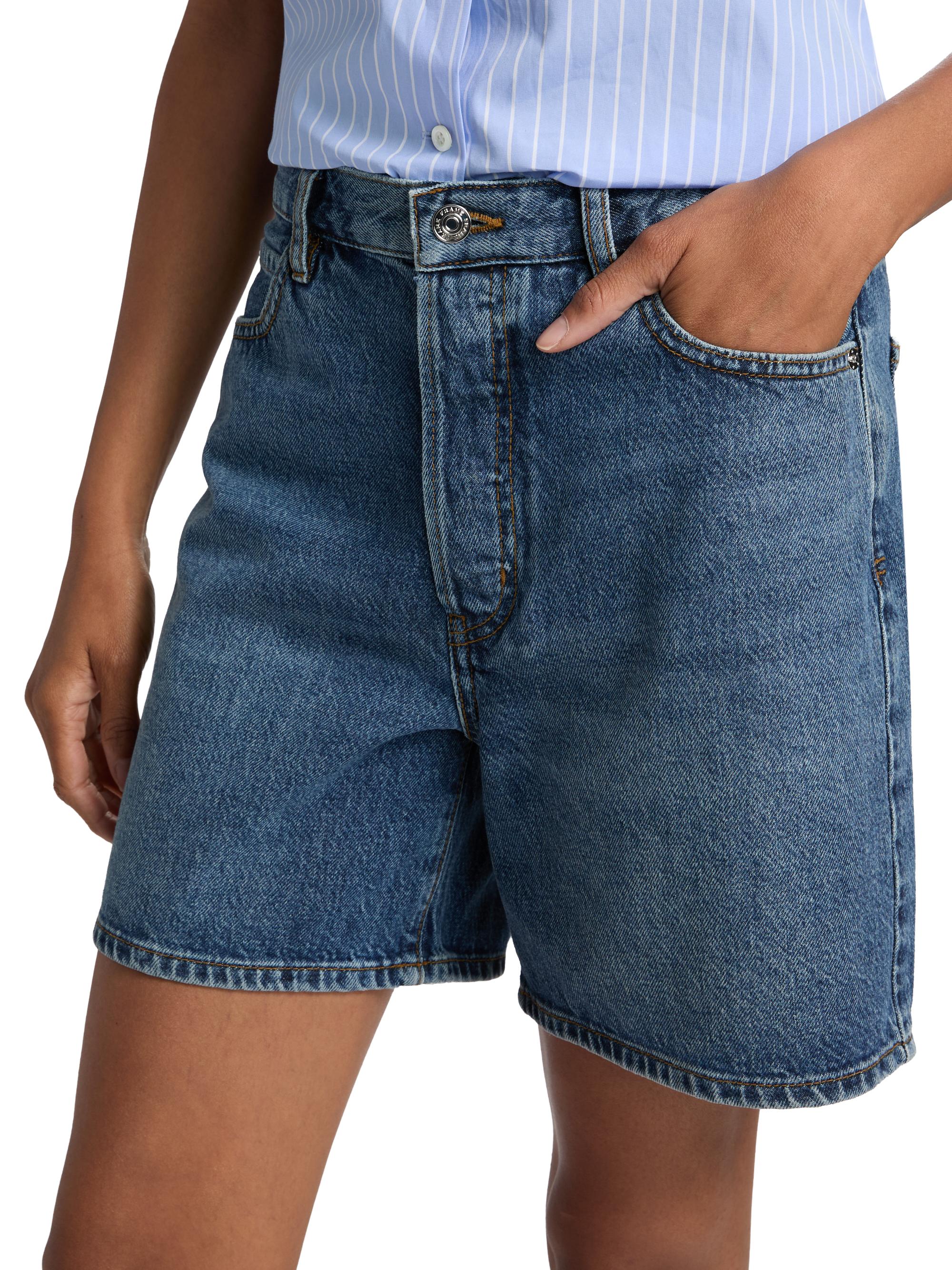 Frame The Timeless Denim Shorts | Saks Fifth Avenue