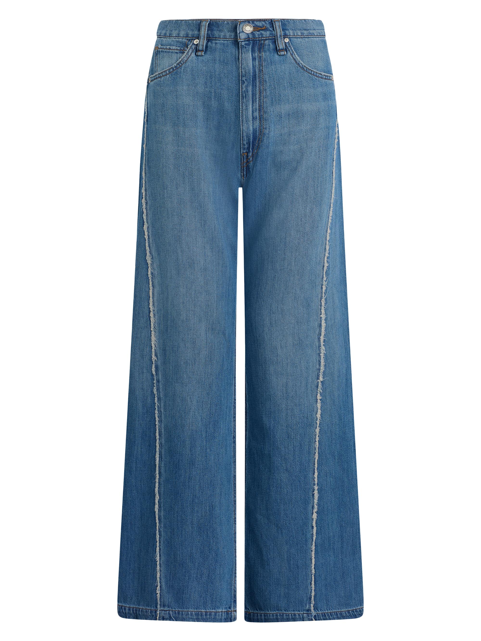 Hudson Jeans James Wide-Leg Split-Hem Jeans | Saks Fifth Avenue