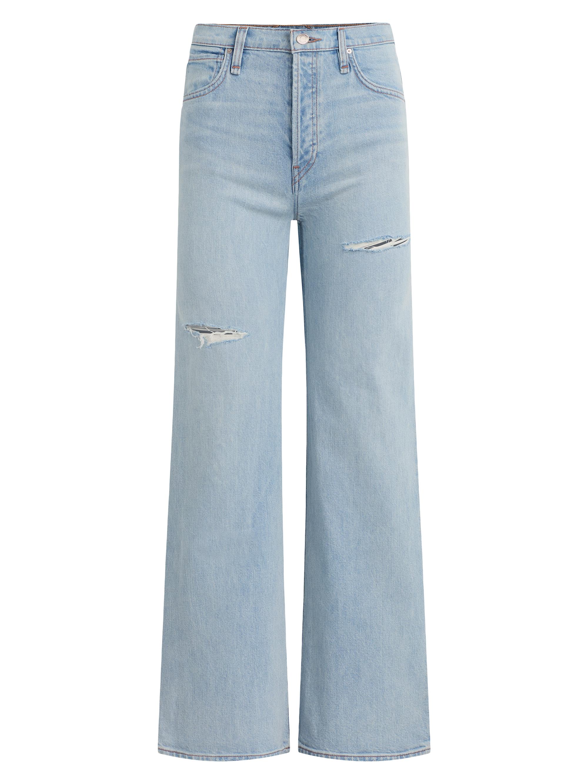 Hudson Jeans Belted Wide-Leg Jeans | Saks Fifth Avenue