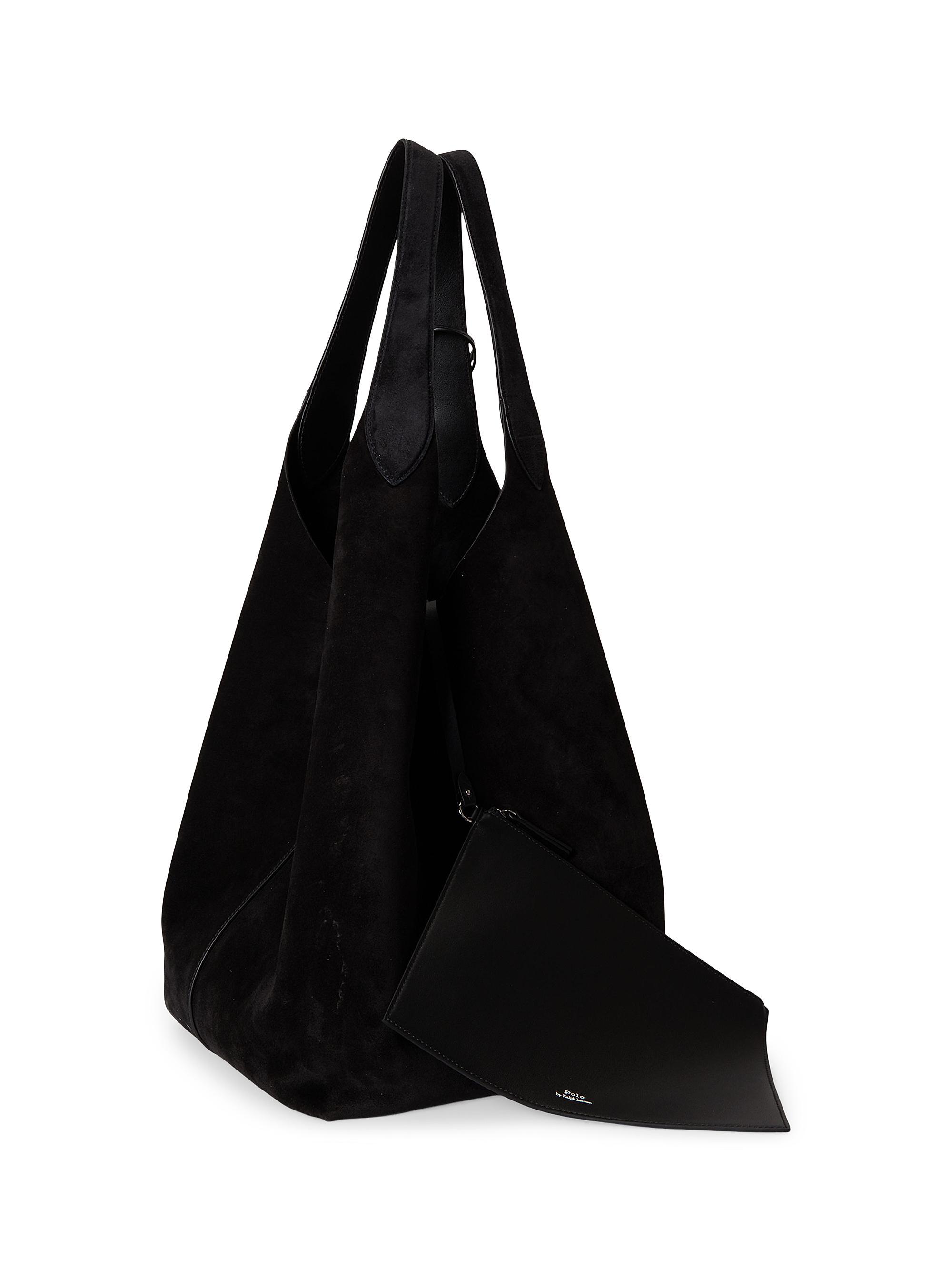 Polo Ralph Lauren Large Polo Play Suede Tote Bag | Saks Fifth Avenue