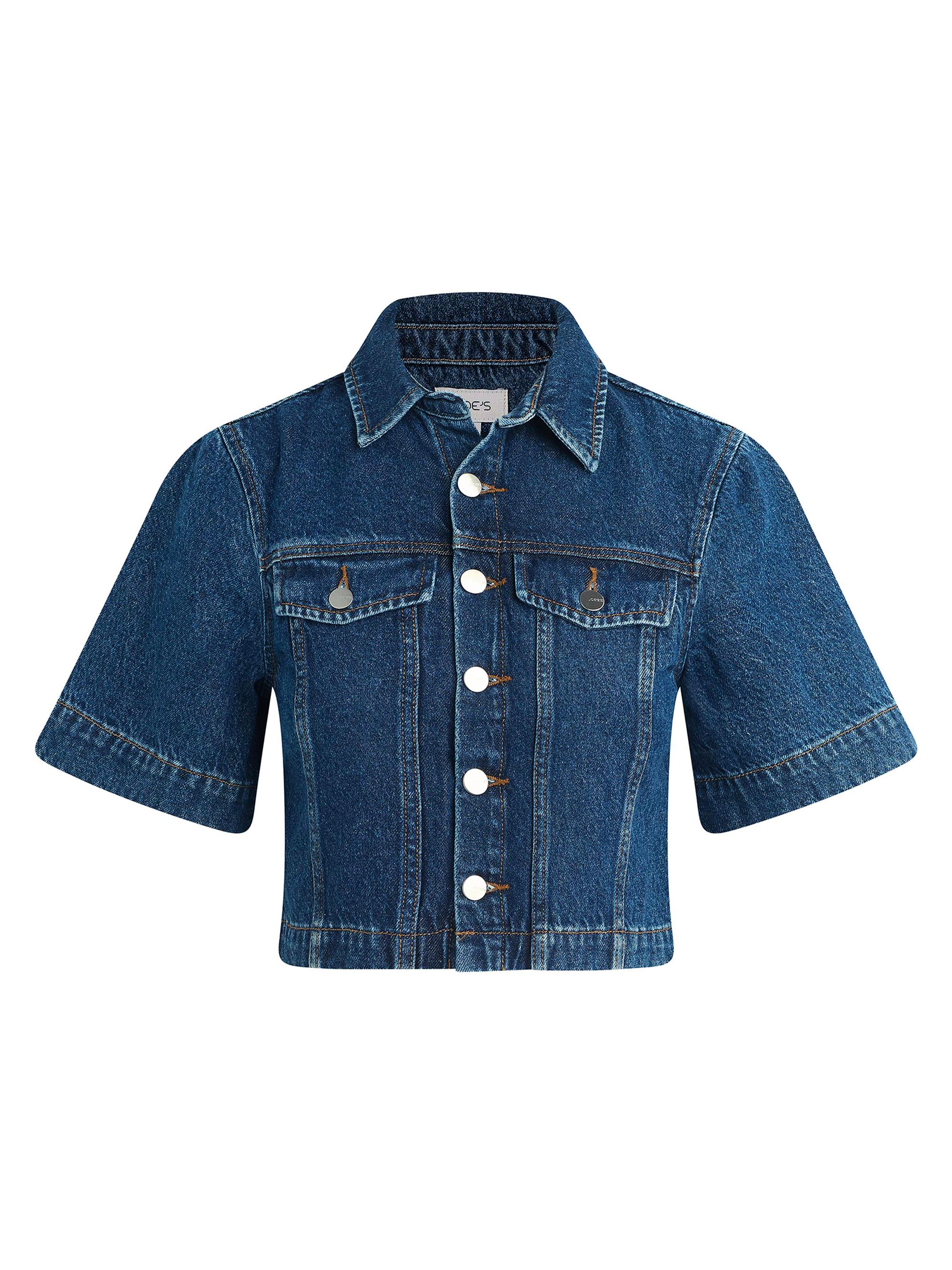 Joe's Jeans Women's Denim Trucker Cropped Top - Lively