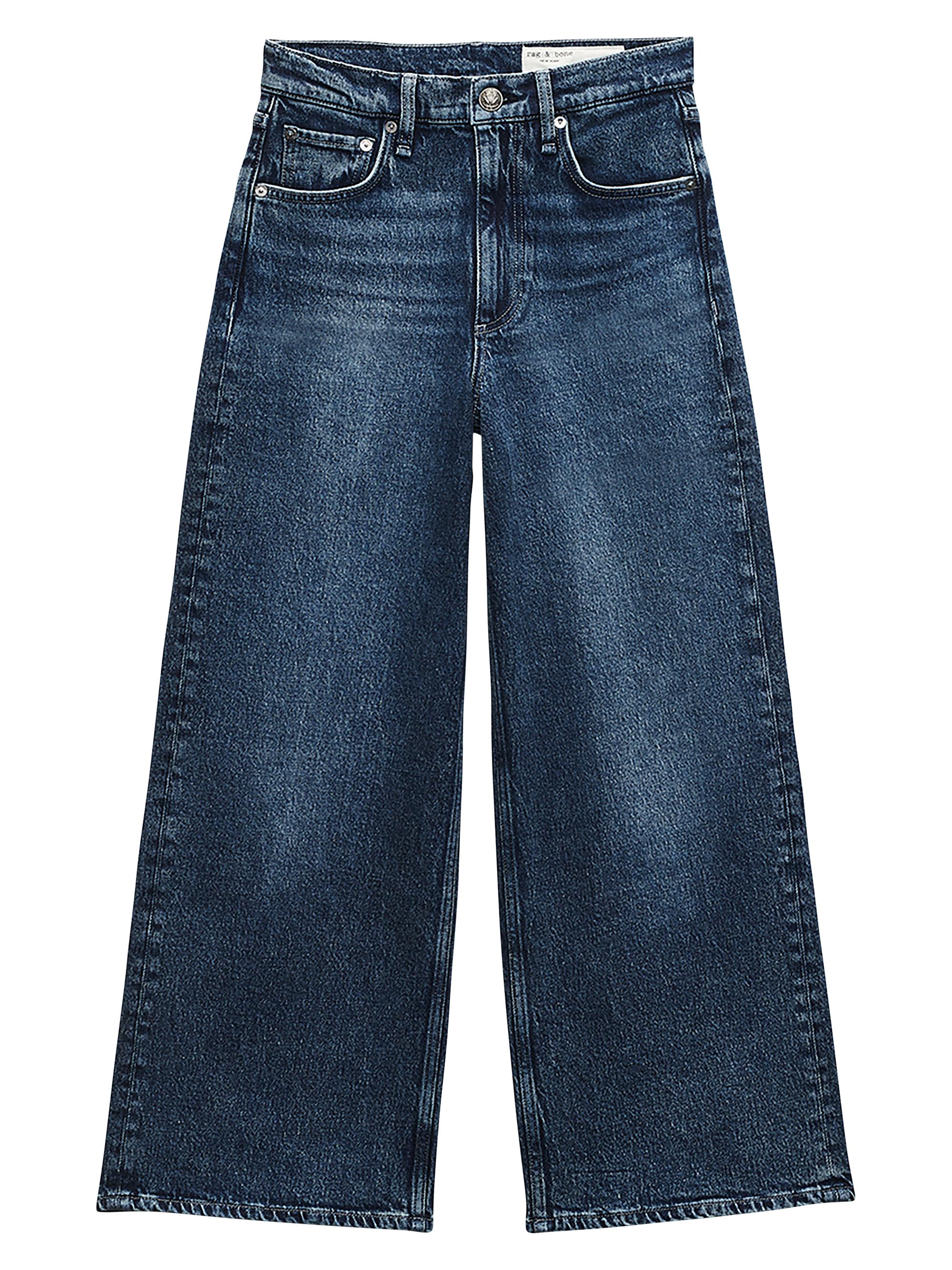 rag & bone Women's Andi Wide-Leg Crop Jeans - Adeline