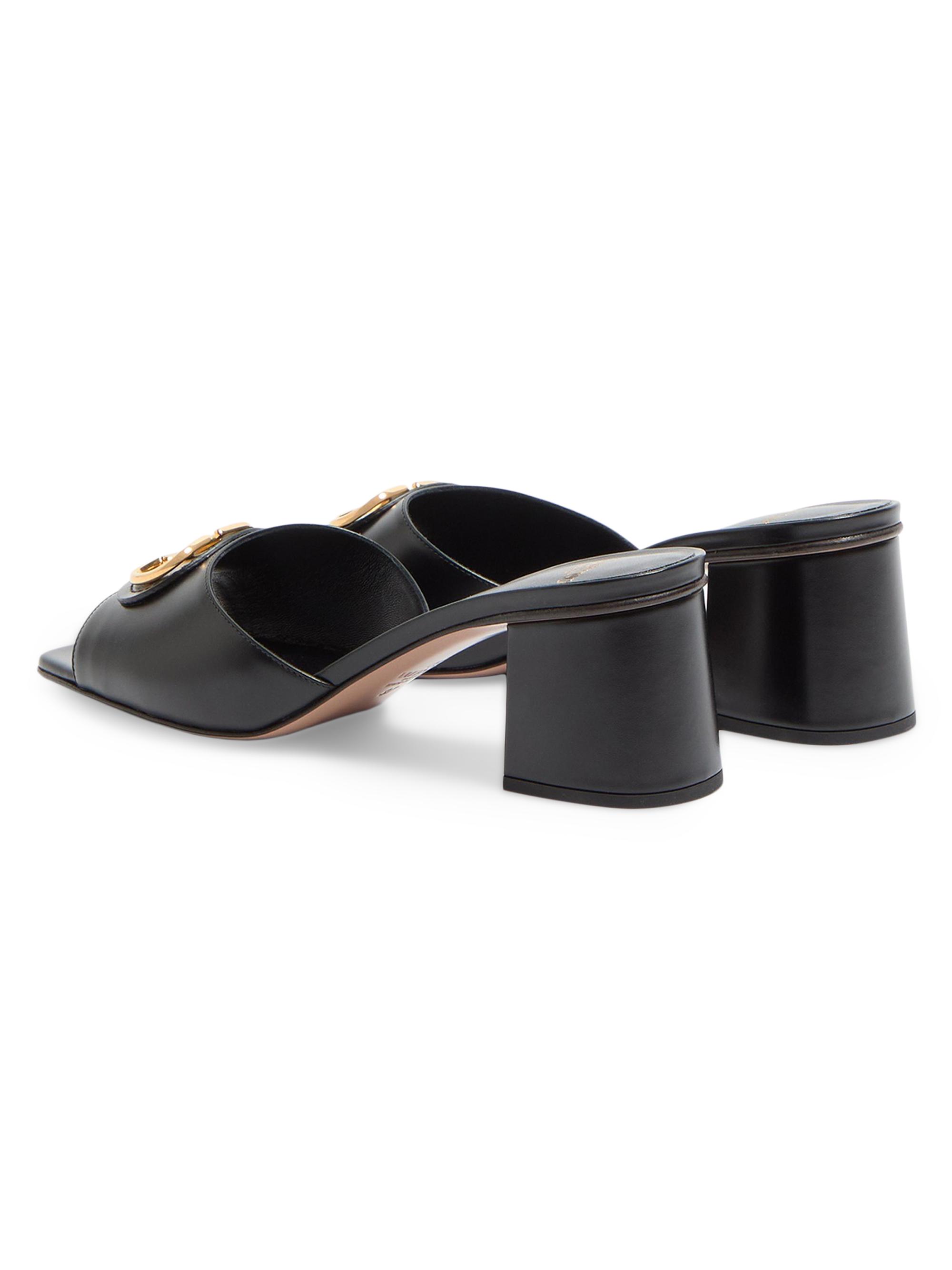 Valentino Garavani VLogo Signature 60MM Slide Sandals in  display picture 3