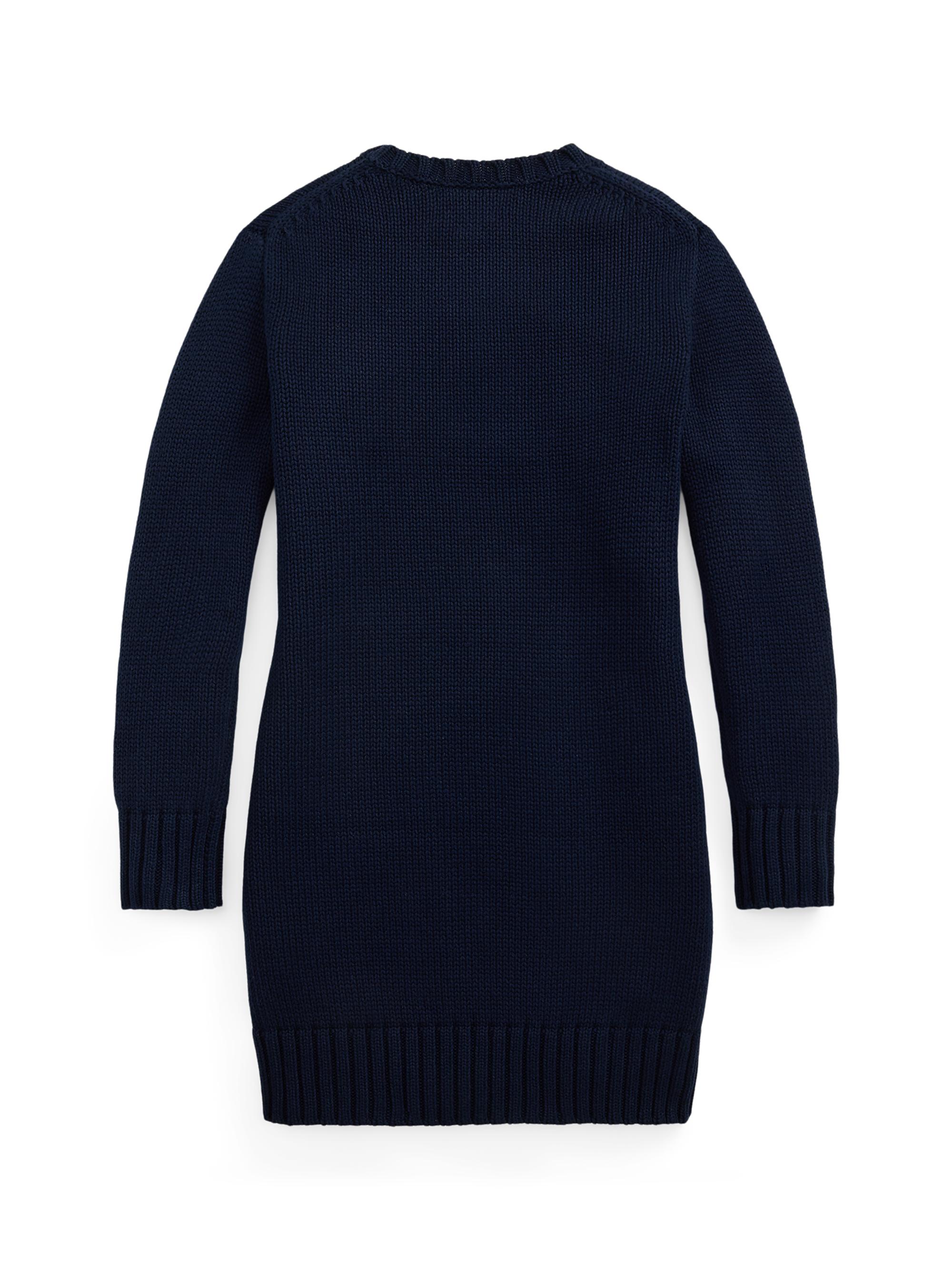 Polo Ralph Lauren Girl's Flag Intarsia Sweater Dress | Saks Fifth Avenue
