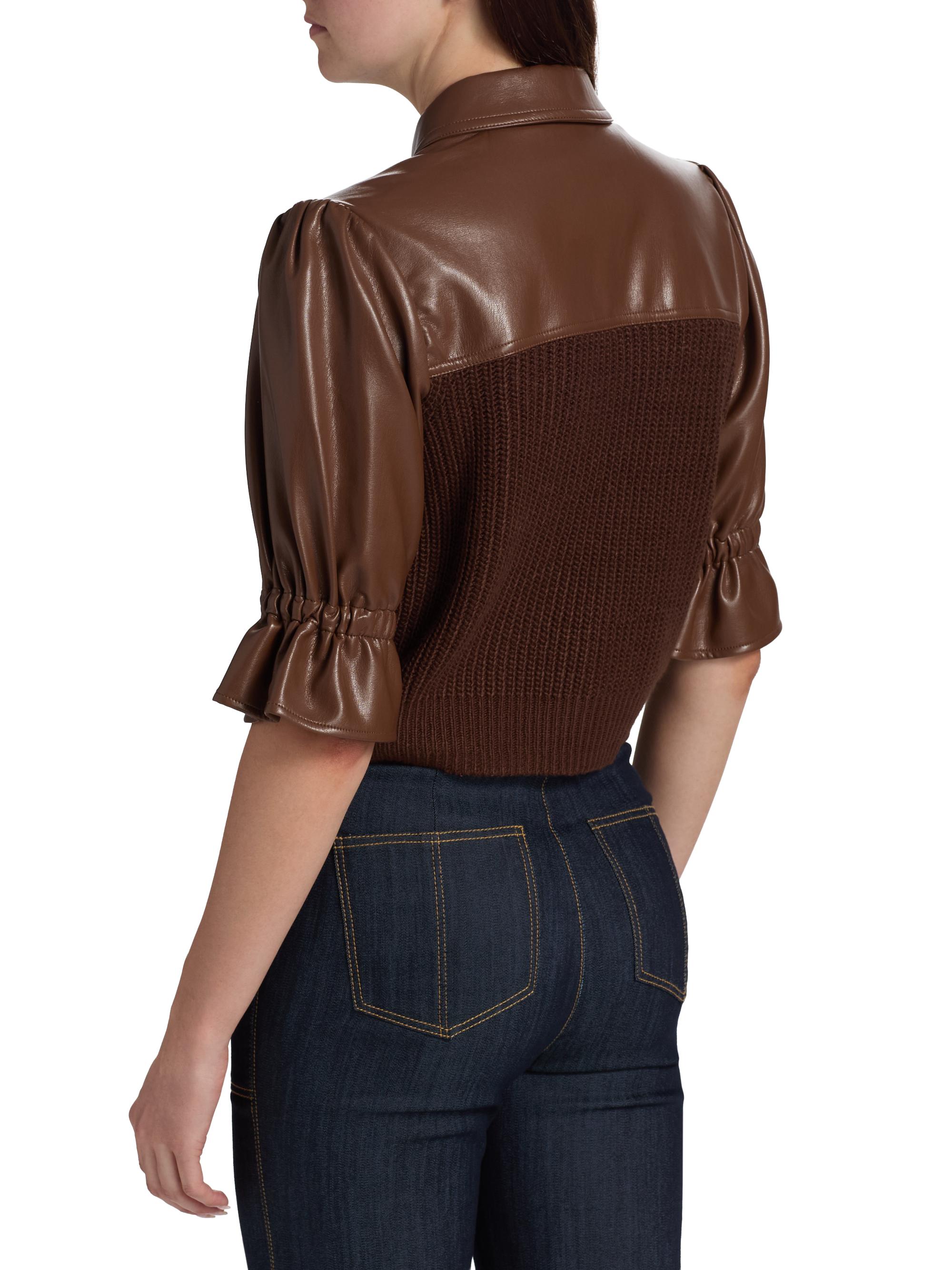 Cinq à Sept Holly Mixed Media Jacket | Saks Fifth Avenue
