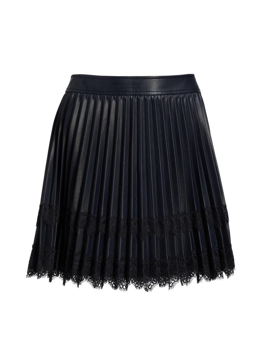 épine leather pleats mini skirt epine épine leather pleats mini skirt epine épine leather pleats