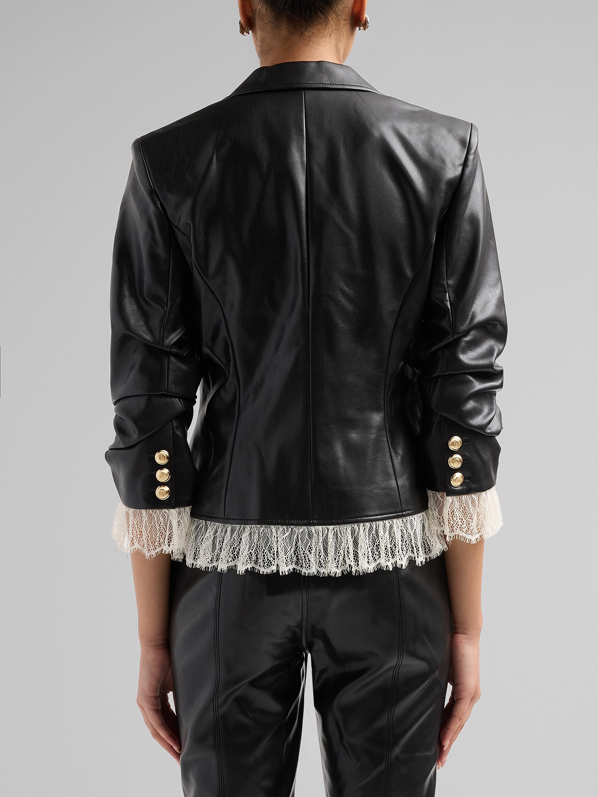 Cinq à Sept Le Petit Roxie Faux Leather Blazer | Saks Fifth Avenue