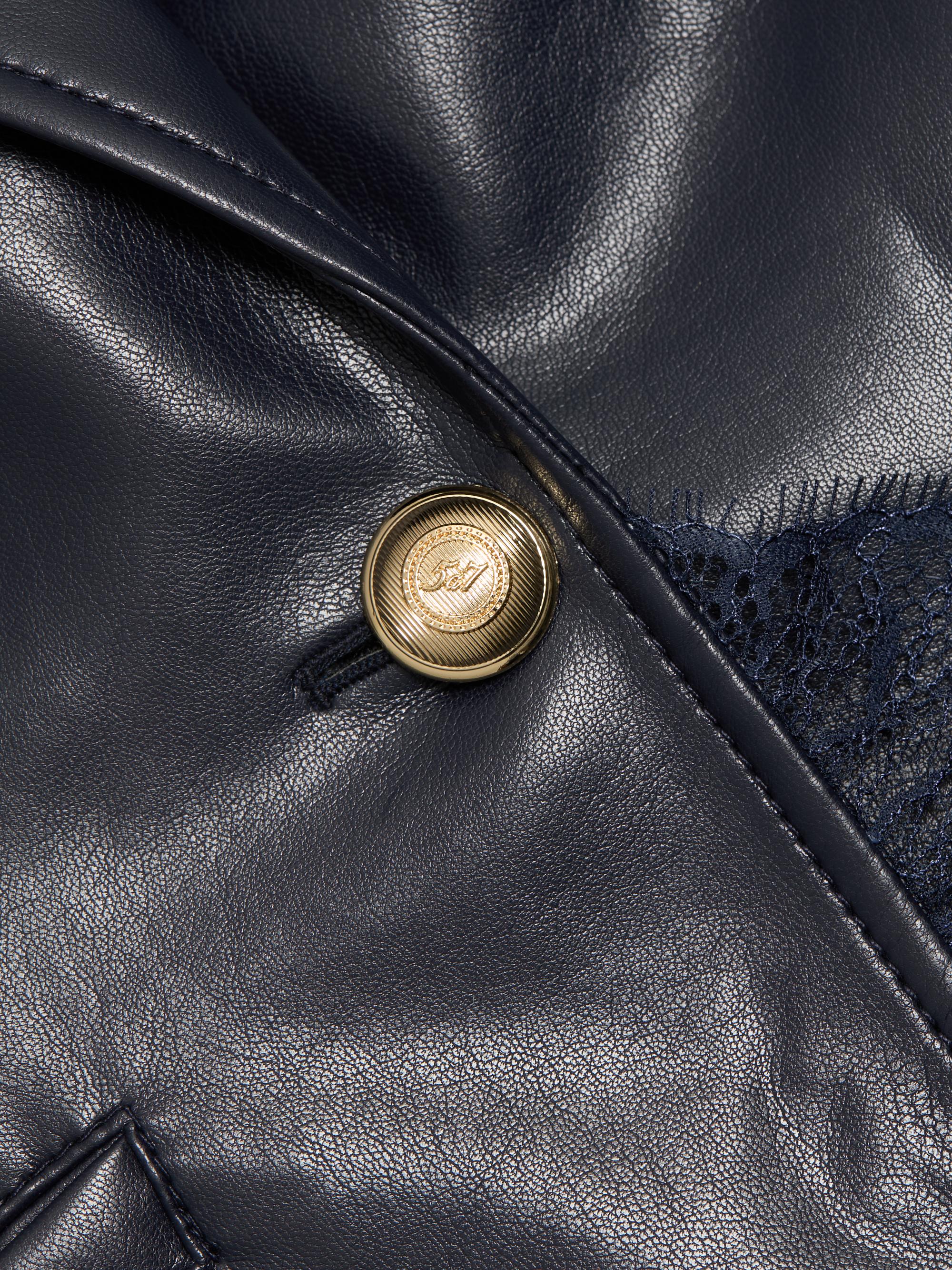 Cinq à Sept Le Petit Roxie Vegan Leather Blazer | Saks Fifth Avenue