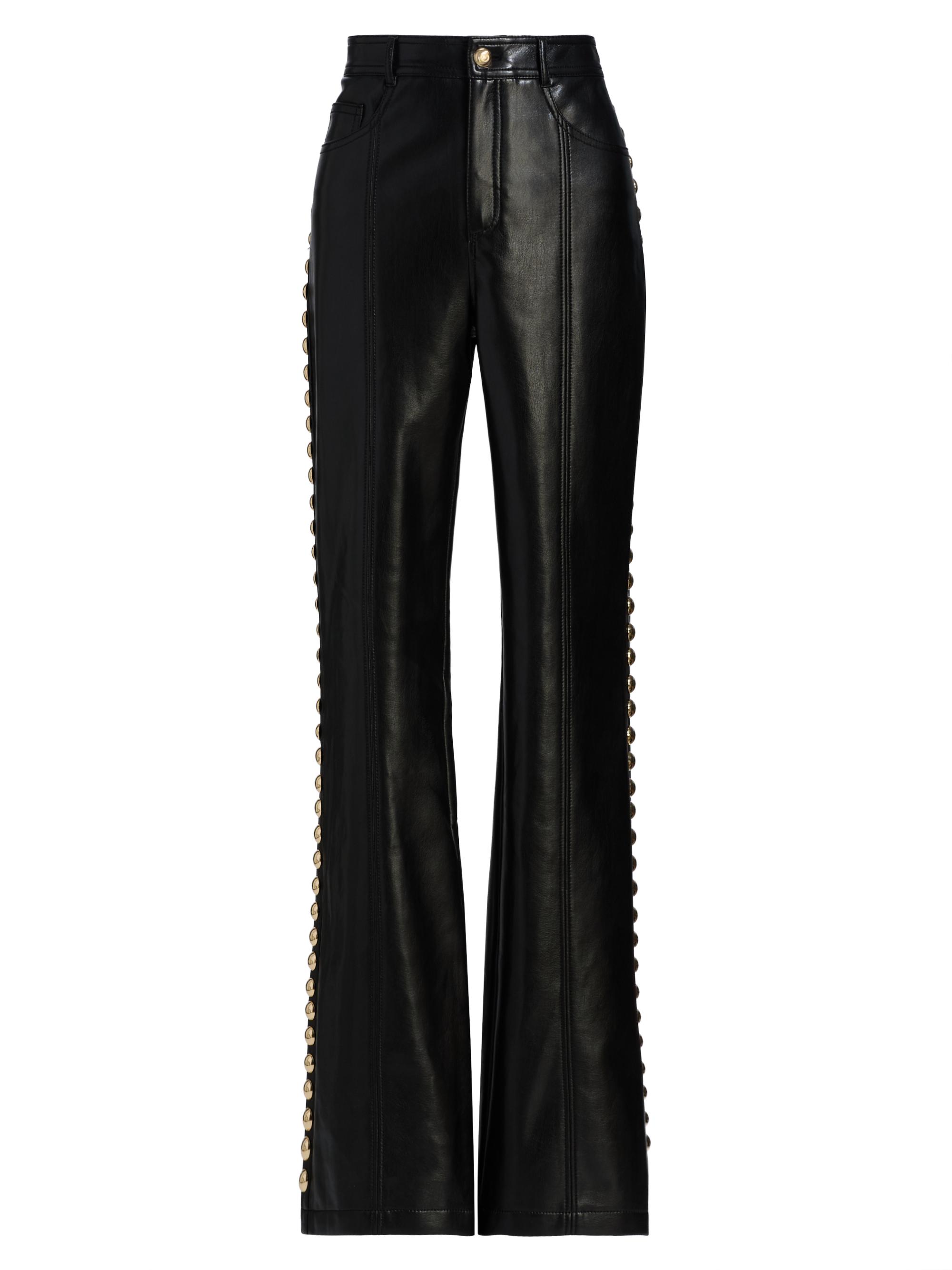Cinq à Sept Roxette Faux-Leather Crop Pants | Saks Fifth Avenue