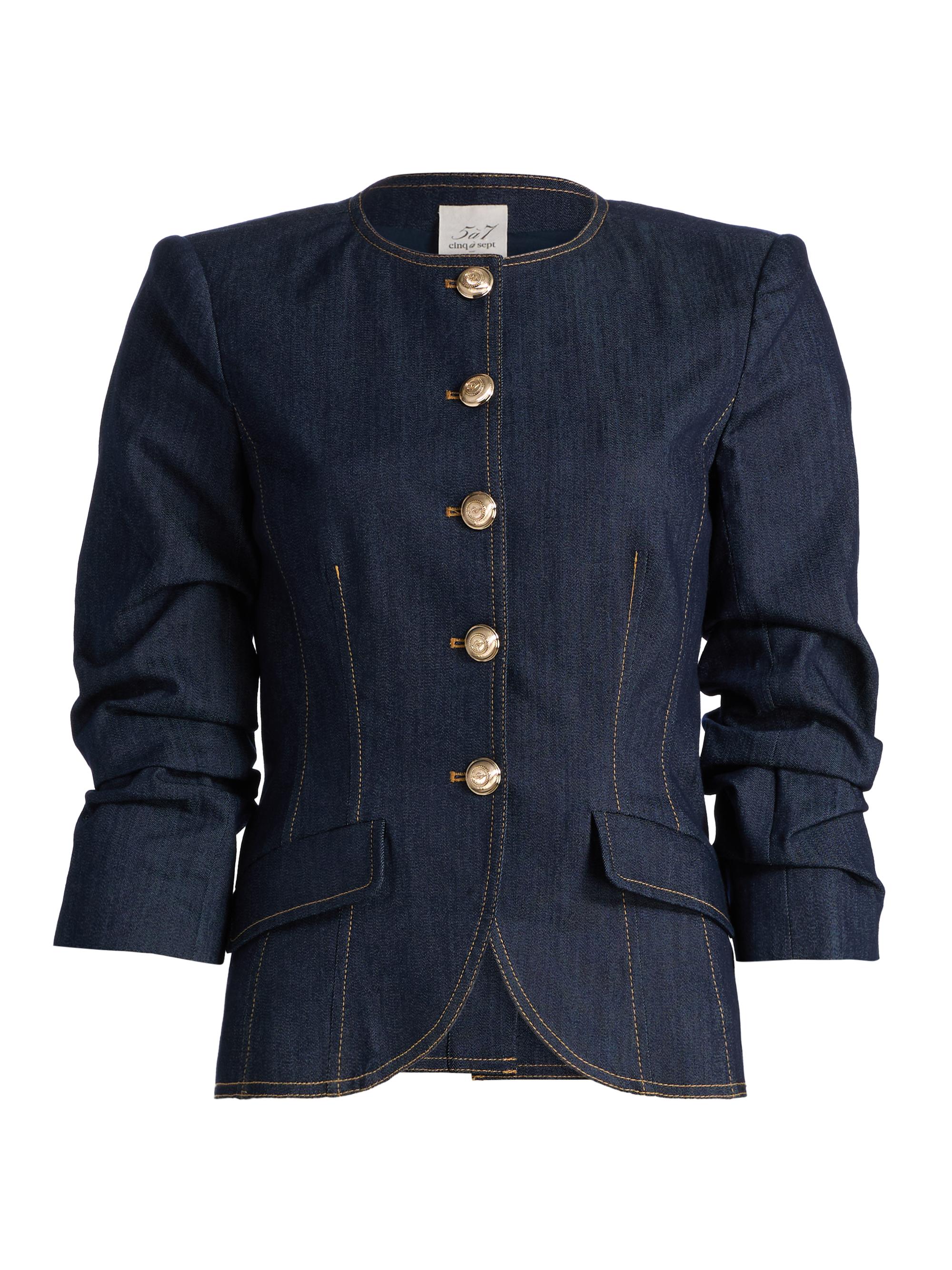 ジャケット・アウター CULLNI Light Denim Tailored Jacket&Pants CULLNI ONLINE STORE / Faux Denim Slant Belt Tailored Jacket