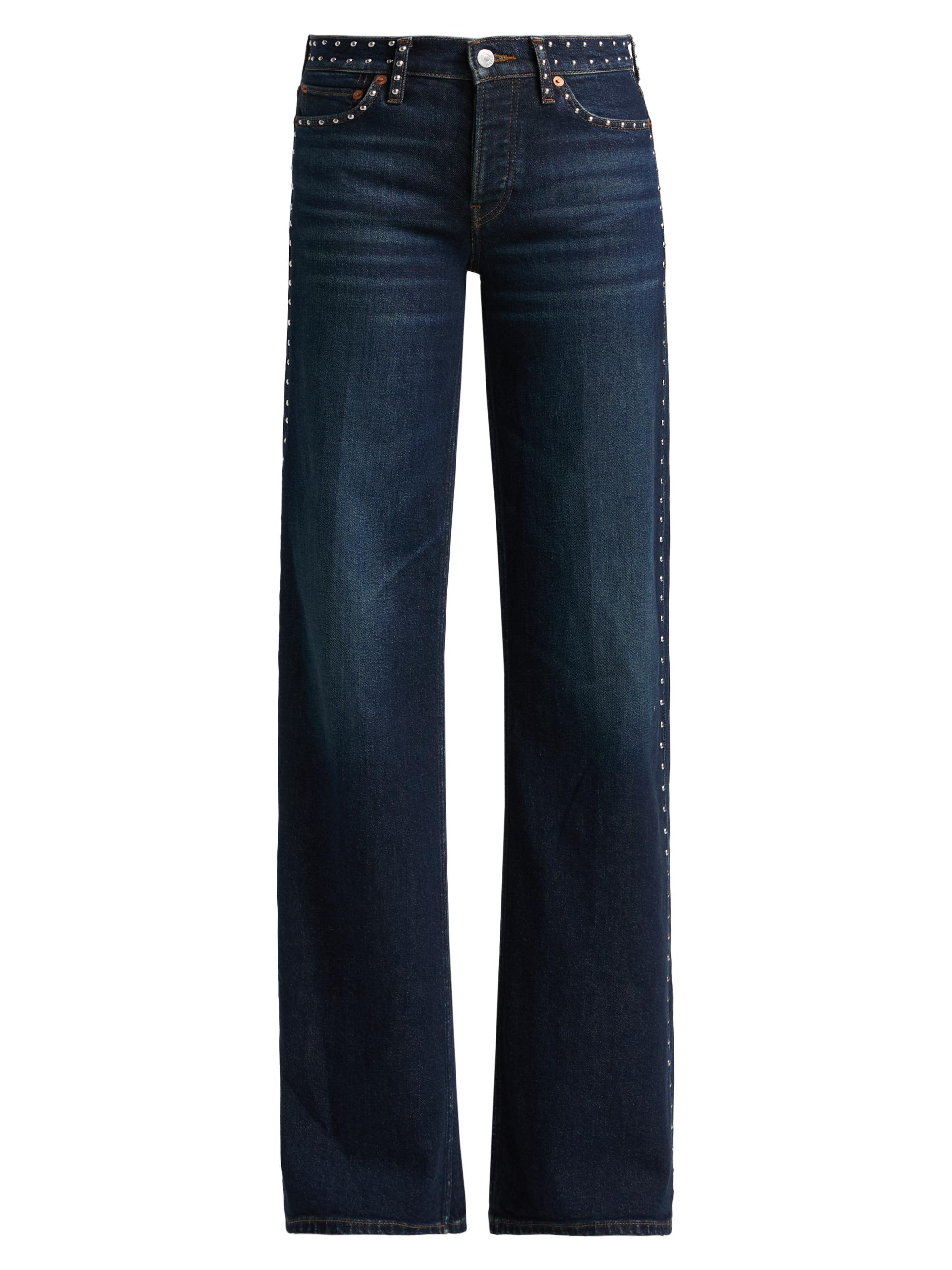 Re/done 90s High-Rise Rigid Straight Jeans | Saks Fifth Avenue