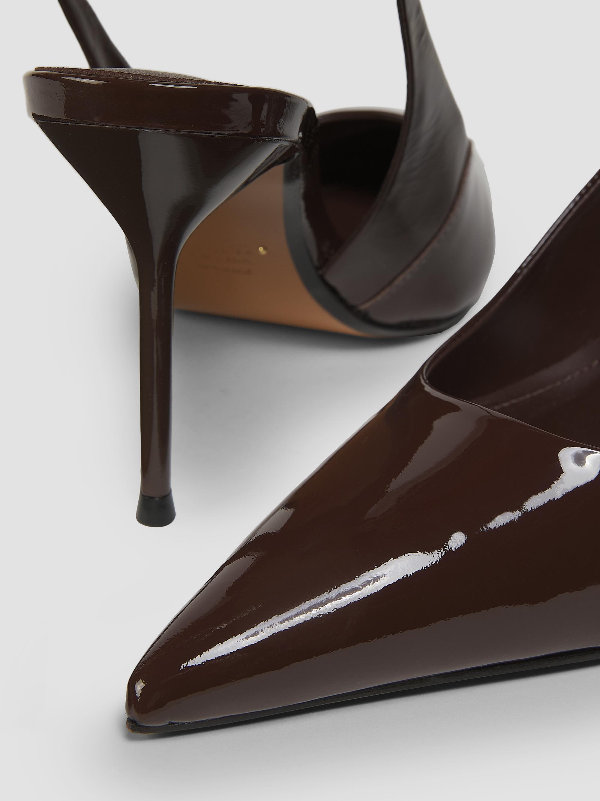 Schutz Paola 90MM Patent Leather Slingback Pumps | Saks Fifth Avenue
