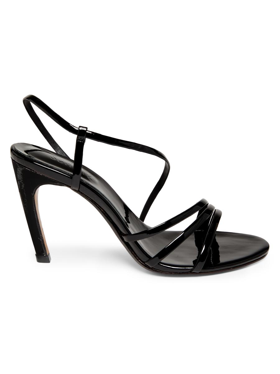 Schutz Annie 85MM Patent Leather Sandals | Saks Fifth Avenue