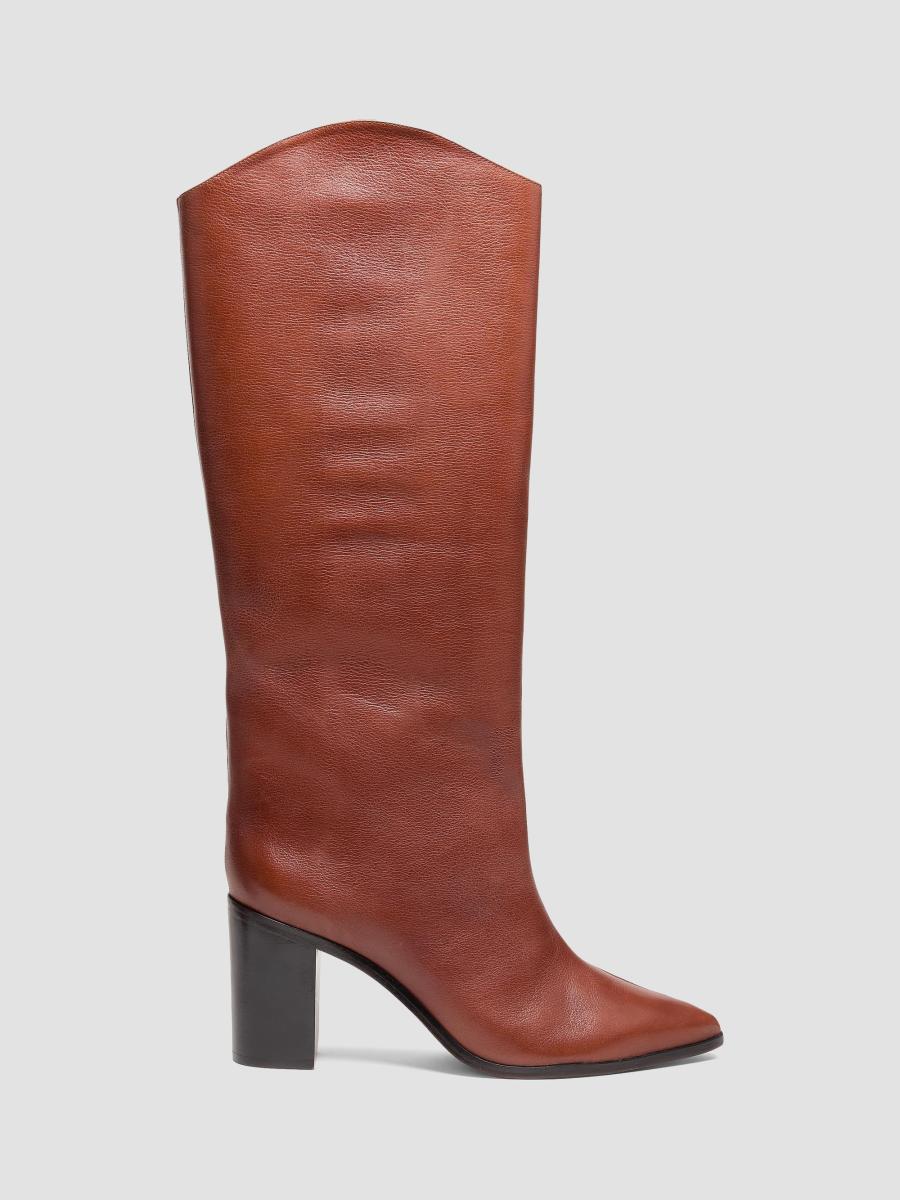 Schutz Maryana 85MM Leather Knee-High Boots | Saks Fifth Avenue
