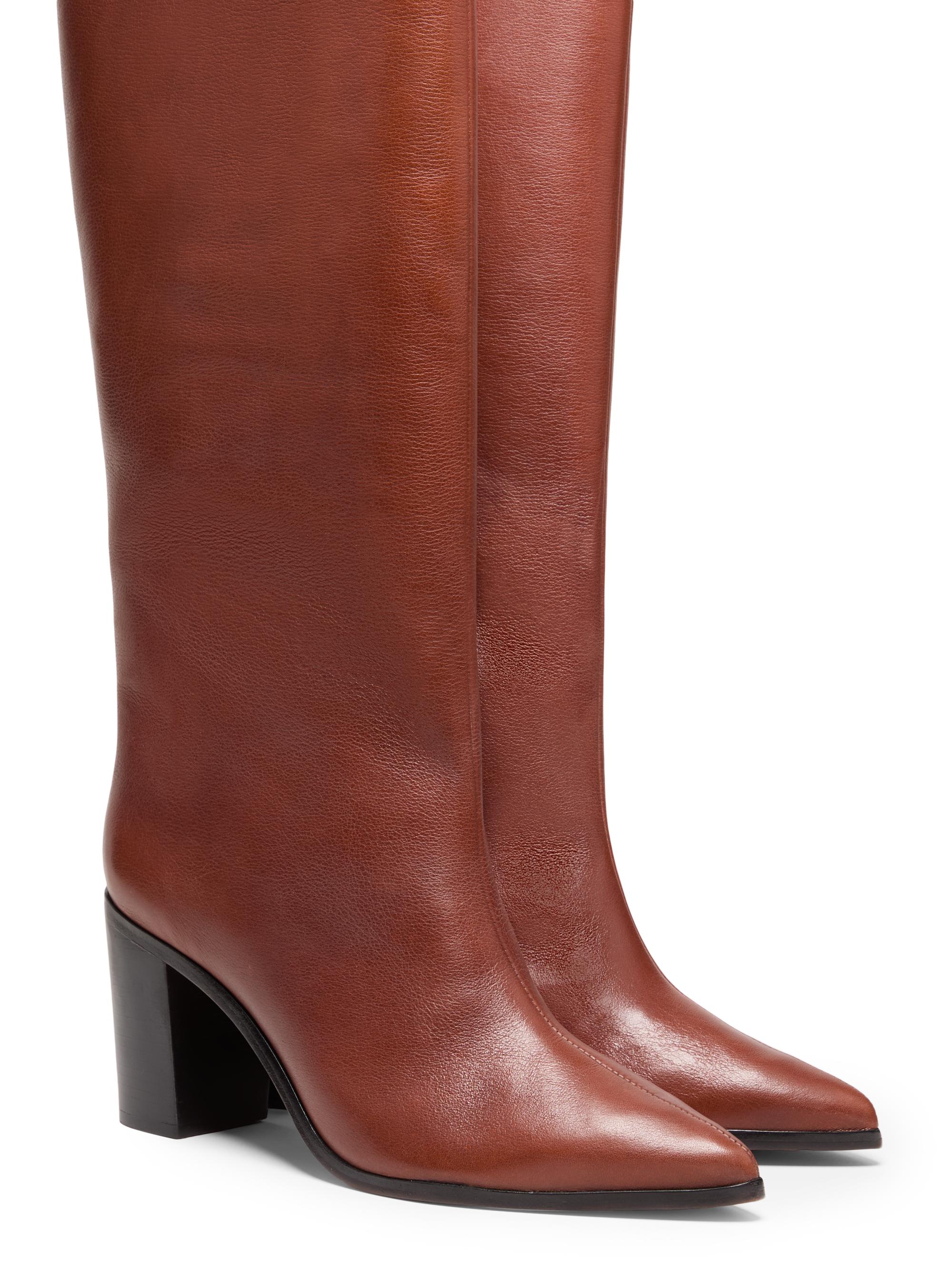 Schutz Maryana 85MM Leather Knee-High Boots | Saks Fifth Avenue