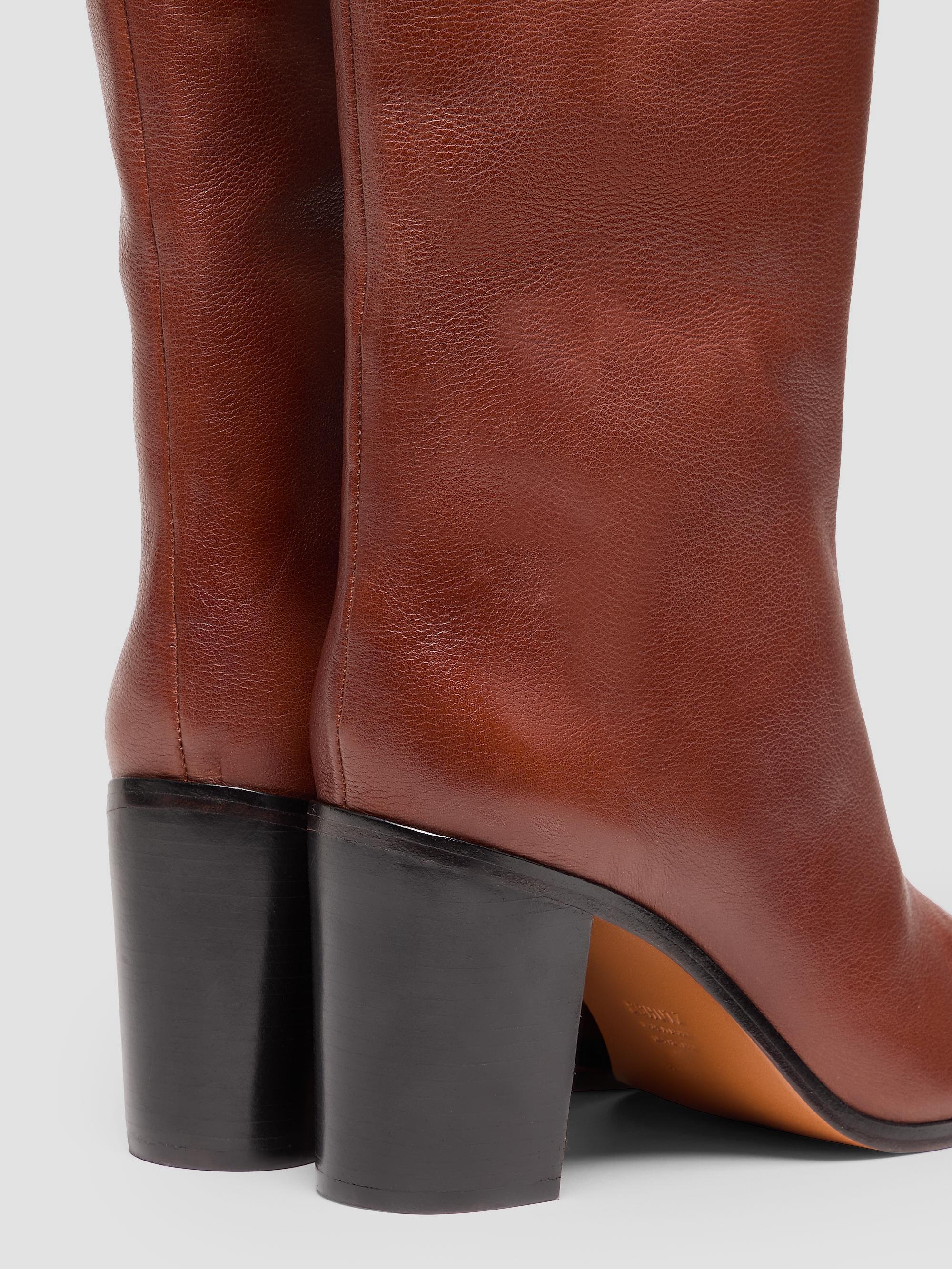 Schutz Maryana 85MM Leather Knee-High Boots | Saks Fifth Avenue
