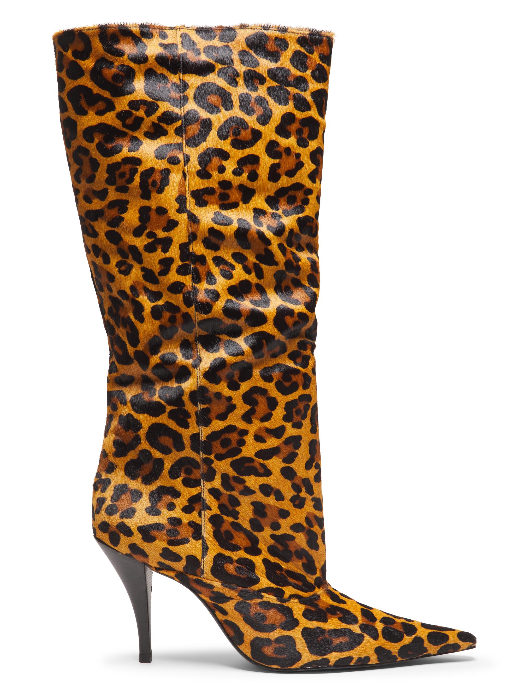 Schutz Women's Rudy Printed Calf Hair Boots - Leopard
