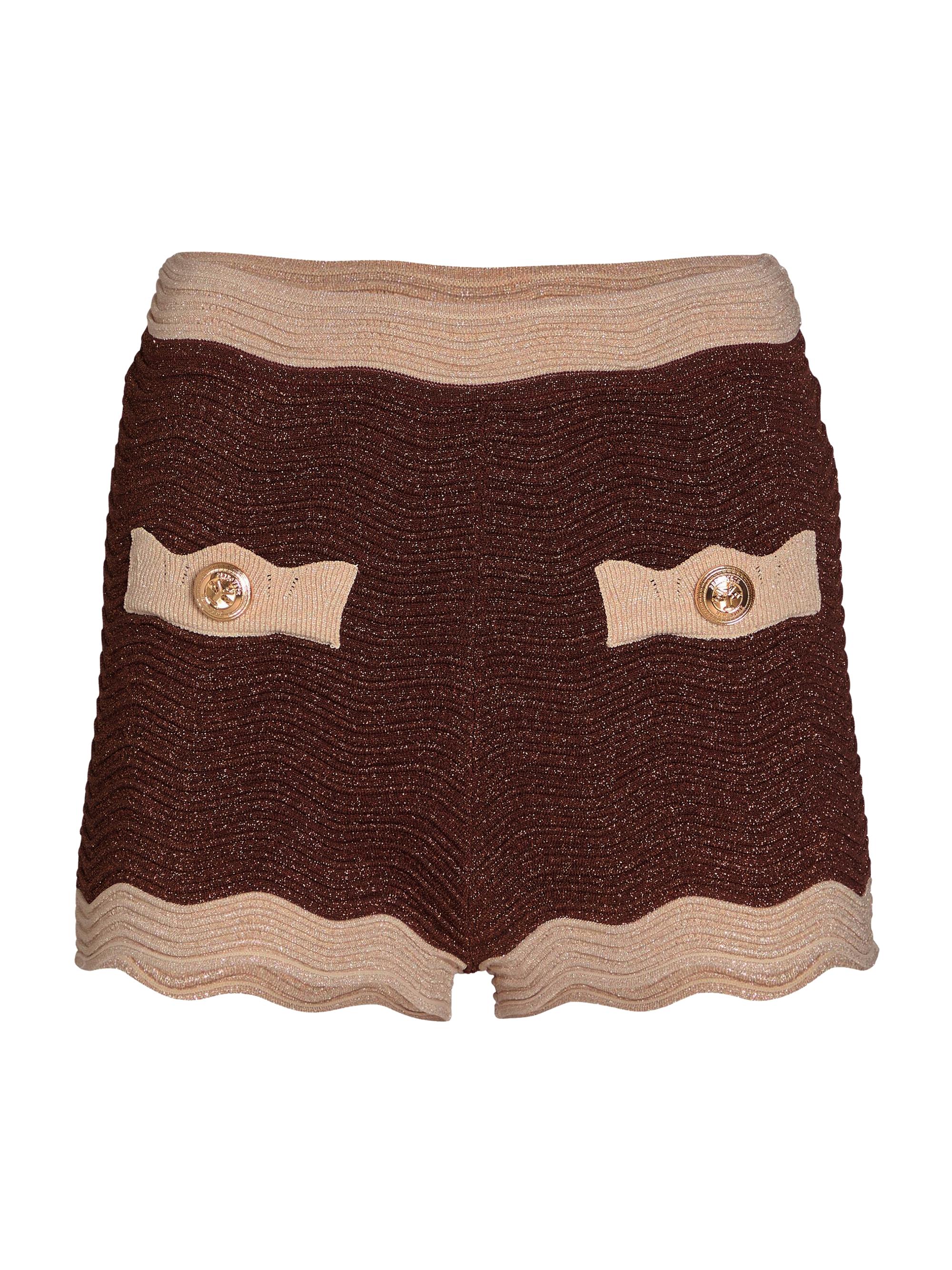 Retrofête Women's Kait Knit Shorts - Mtlc Chestnut Bone