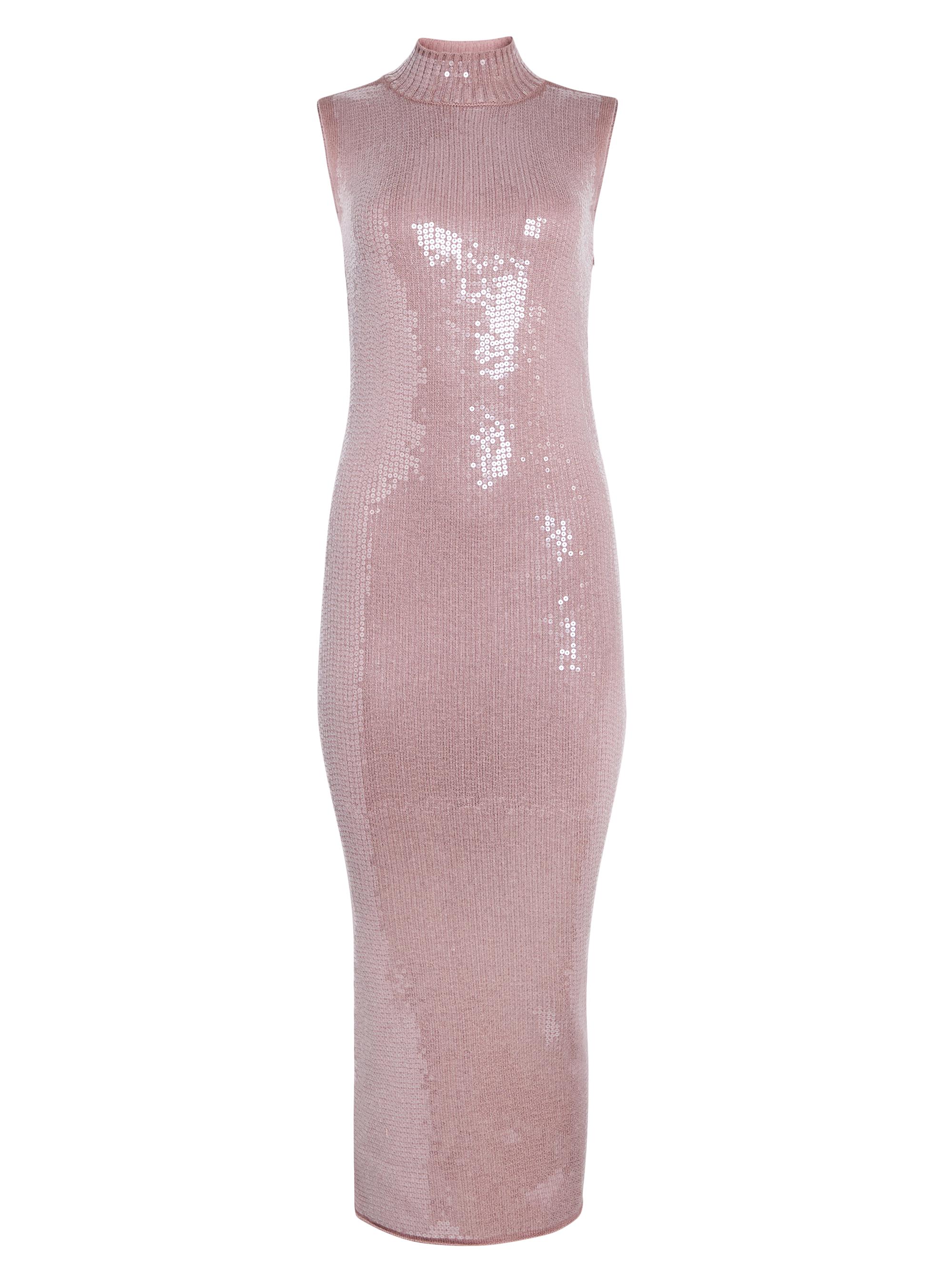 Retrofête Women's Dove Sequin Knit Dress - Truffle