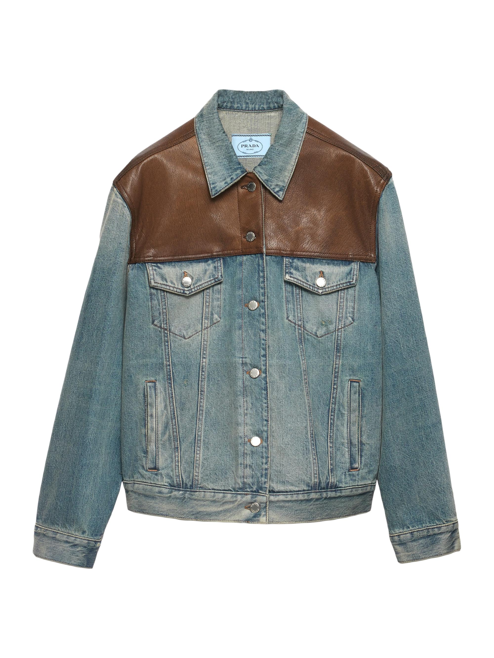 LOEWE 22AW FADED DENIM JACKET デニムジャケット LOEWE Gradient Denim Jacket in White/Blue