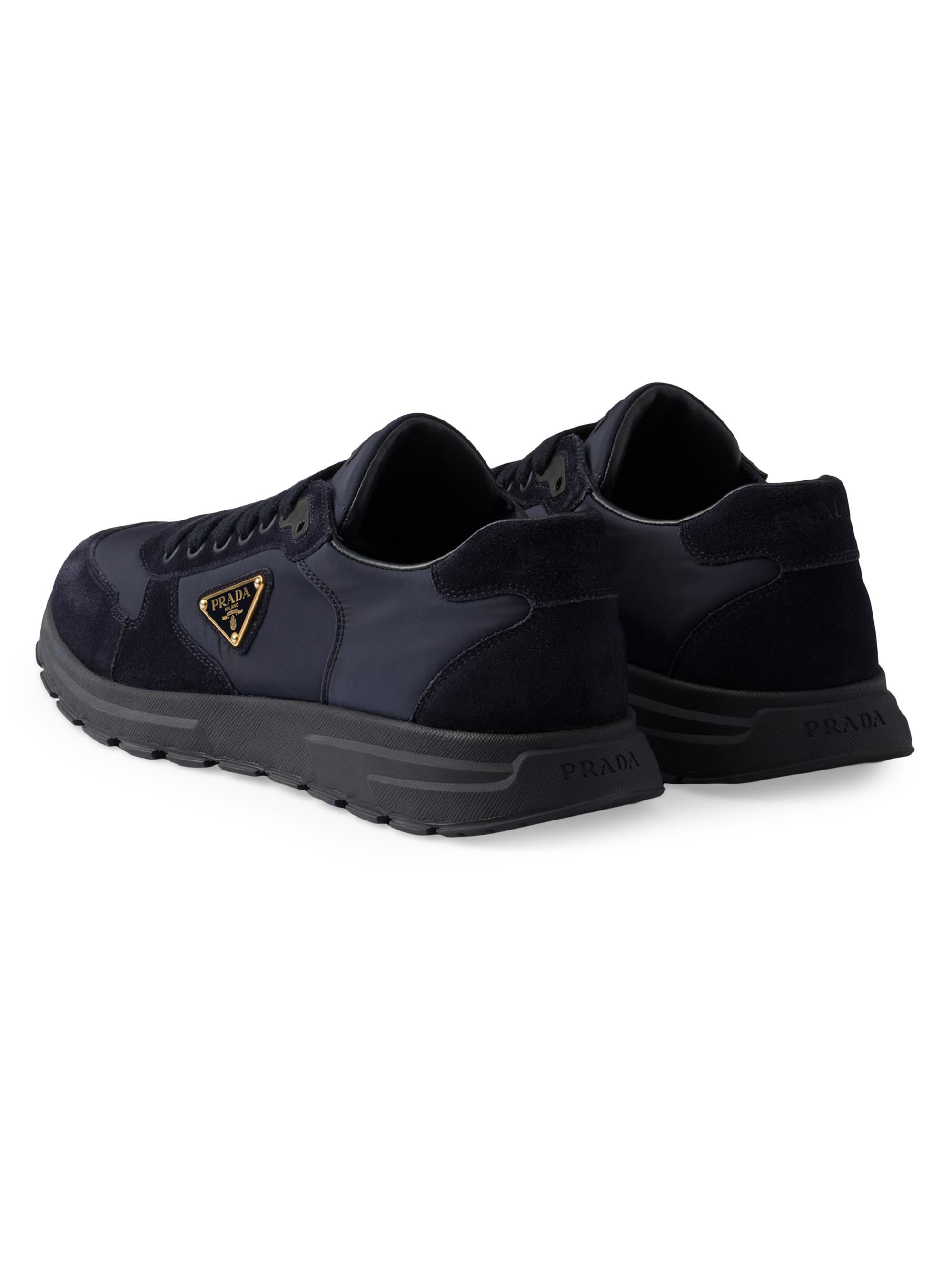 Prada Prax 2.0 Re-Nylon and Suede Sneakers | Saks Fifth Avenue